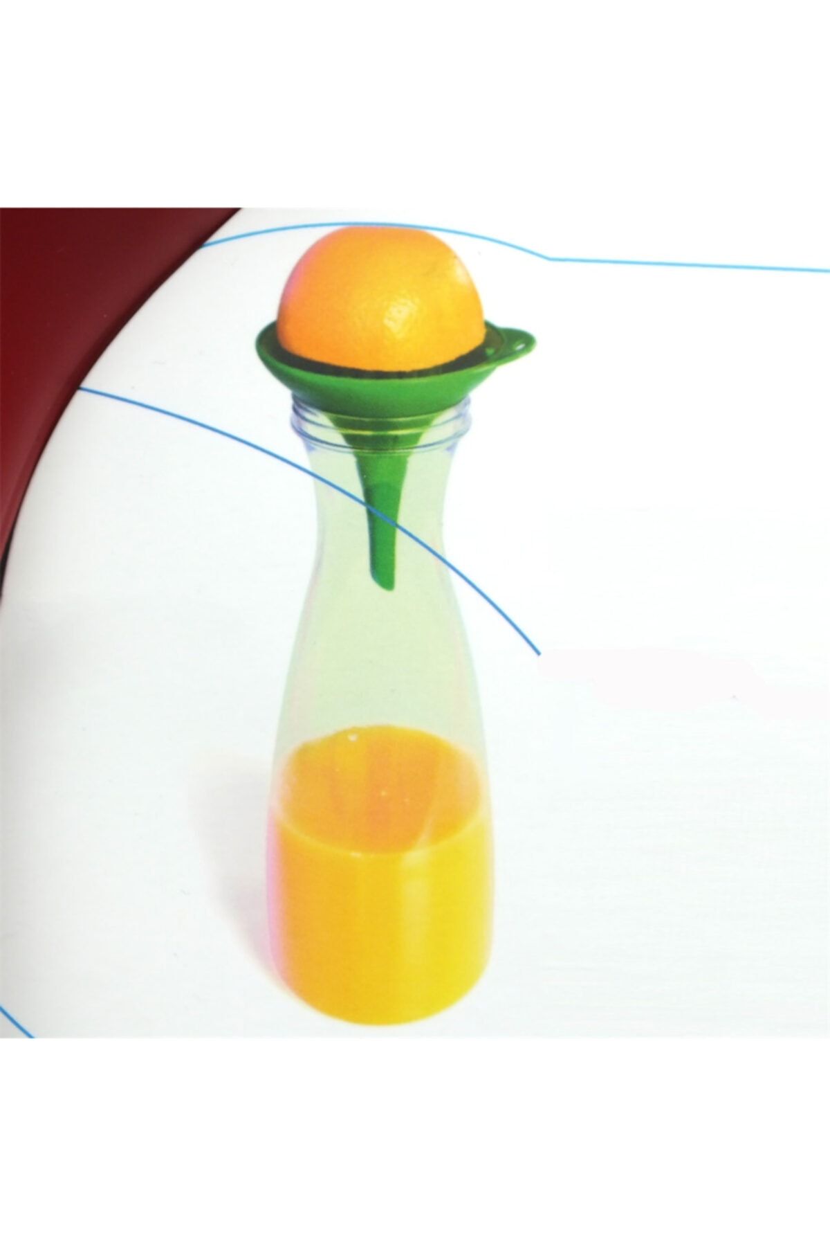 FırsatVar Meyve Limon Suyu Sıkacağı Hunili Plastik Limon Sıkma Aleti Plastik