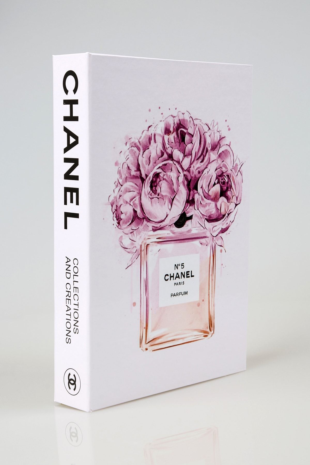 irayhomedecor Pembe Parfüm Görüntülü Dekoratif Kitap Kutu
