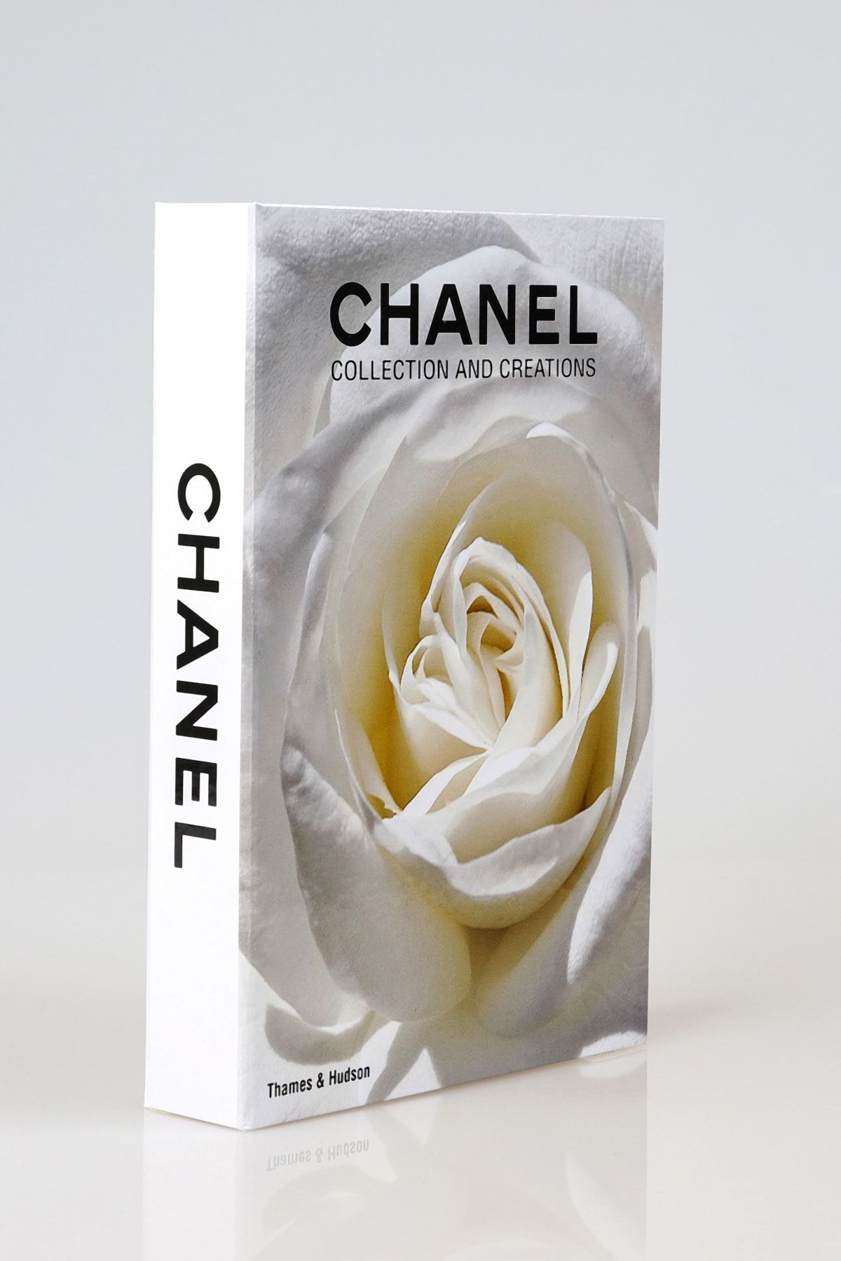 irayhomedecor Chanel Krem Gül Dekoratif Kitap Kutu