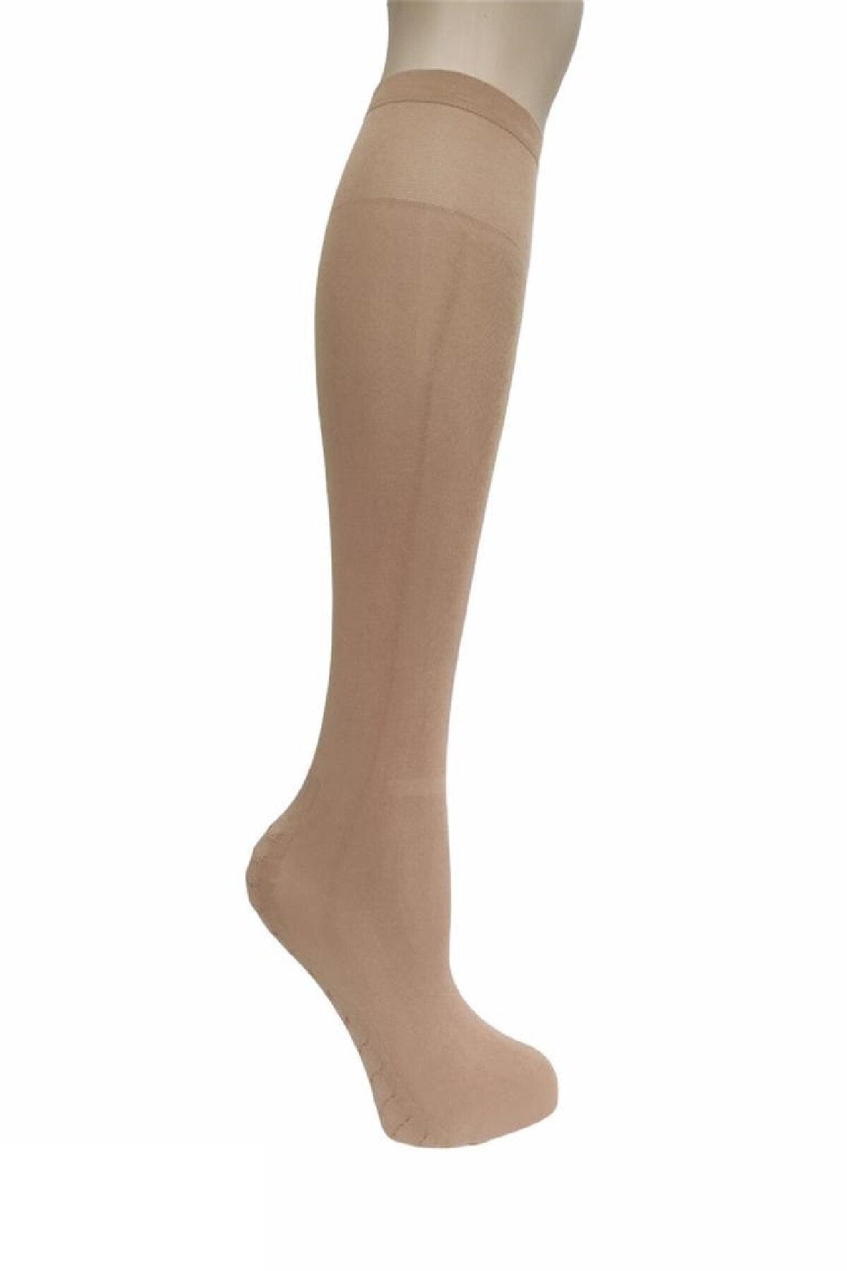 DORE Kadın Ten Kalın Dizaltı Masaj Çorabı 12'li