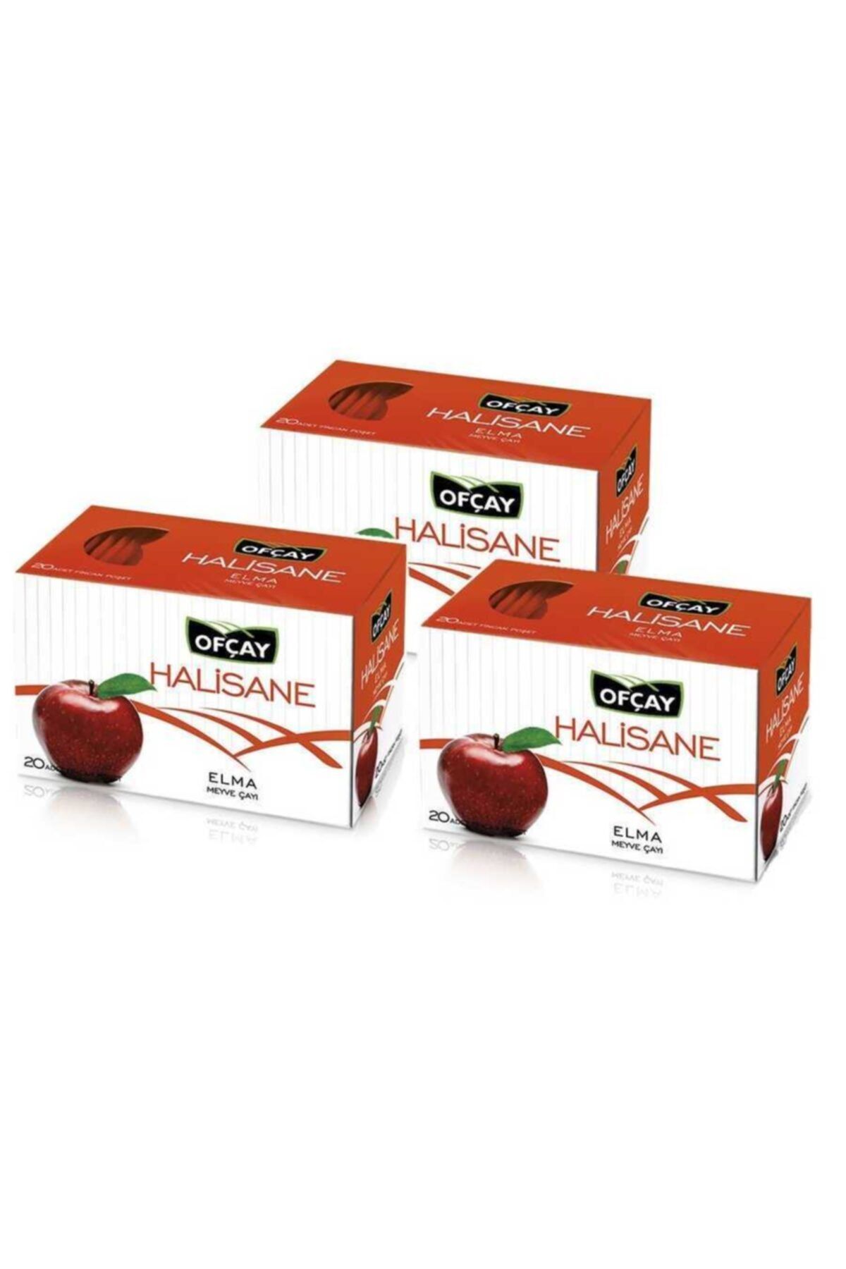 Ofçay Halisane Elma Çayı 60 Adet (20 Adet X 3 Paket)