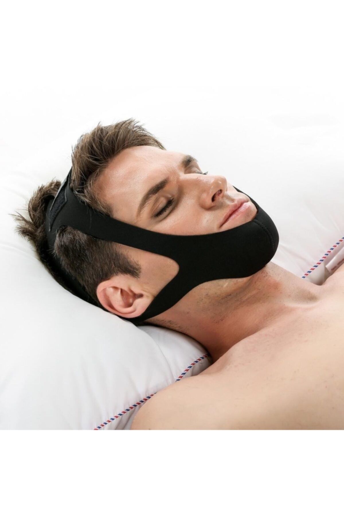 Ankaflex Horlama Önleyici Yüz Gerdirme Maskesi Çene Kemeri Bantı Apnesi Aparatı Bandajı