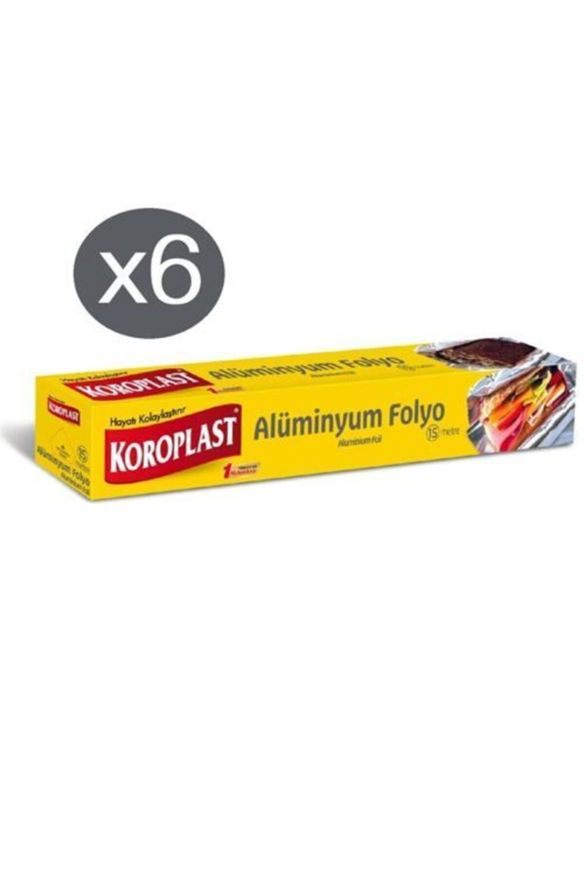 Koroplast Alüminyum Folyo 15 Metre X 6 Paket (30cm*15m)