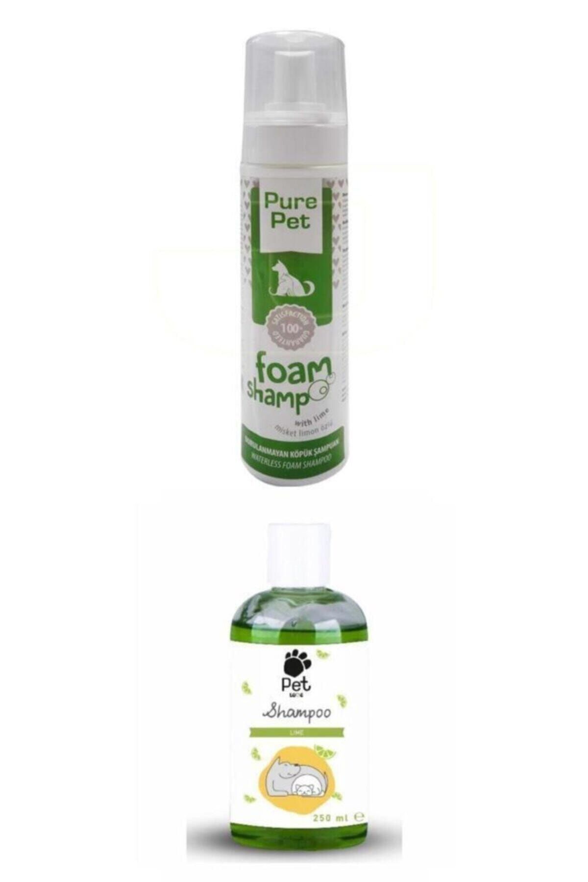 Pet Love Pure Pet Lime Limon Kedi & Köpek Şampuanı Seti 250+225 Ml