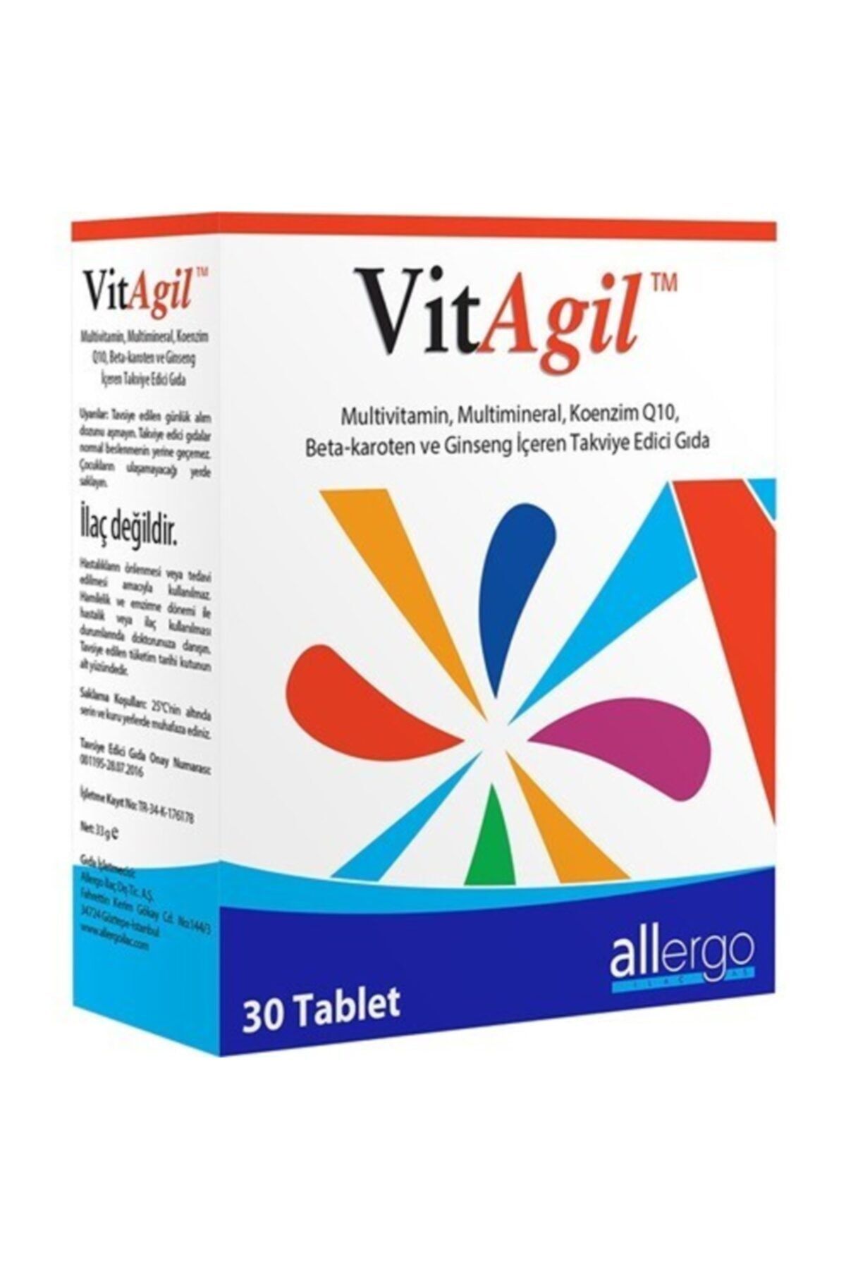 Allergo Vitagil Multivitamin-mineral 30 Tablet