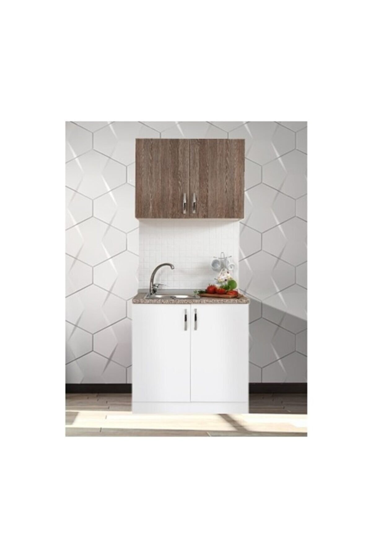 Hazır Mobilya 80 cm Hazır Mutfak Dolabı Tezgah Dahil Evye Hazır Mobilya 80 cm Hazır Mutfak Dolabı Tezgah Dahil Evye