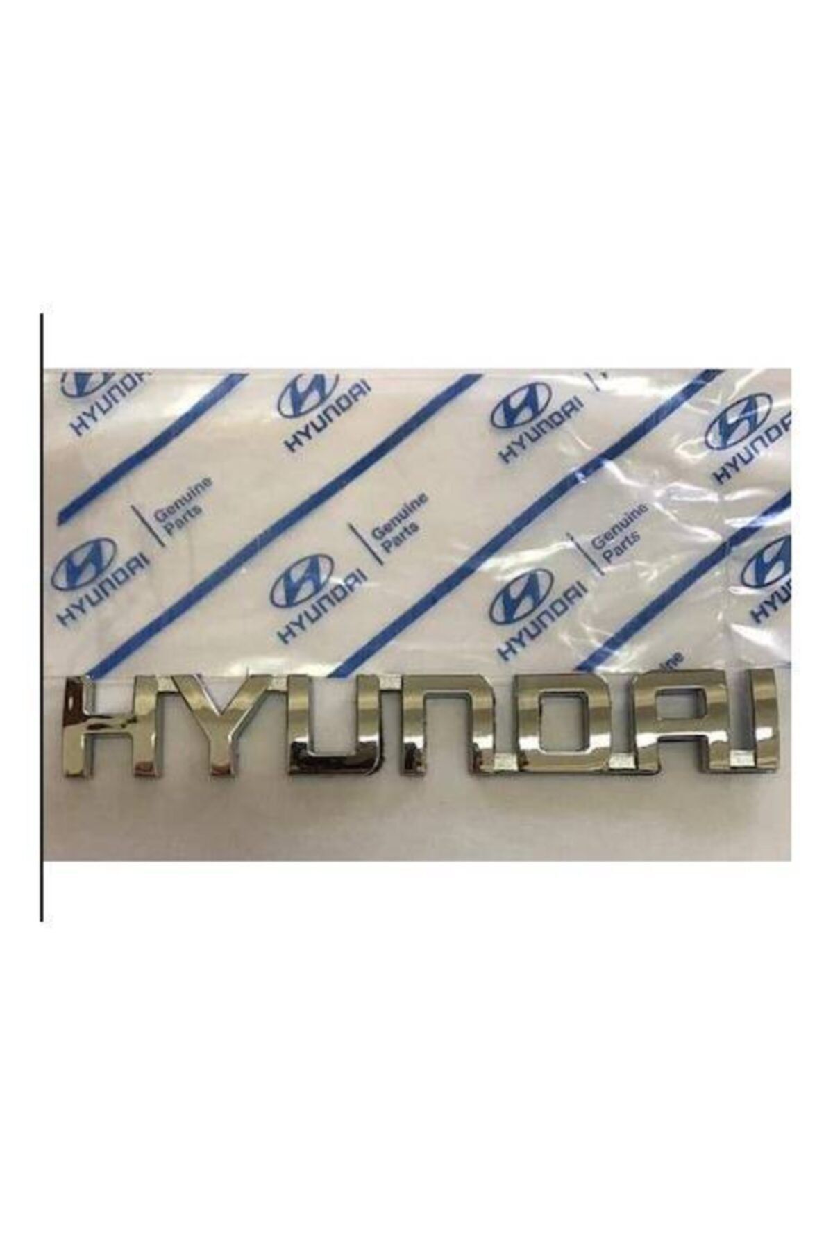 Genel Markalar Hyundai Bagaj Yazısı (getz Kasa)-1.5 Cm X 10 Cm-küçük Boy-yüksek Kalite-