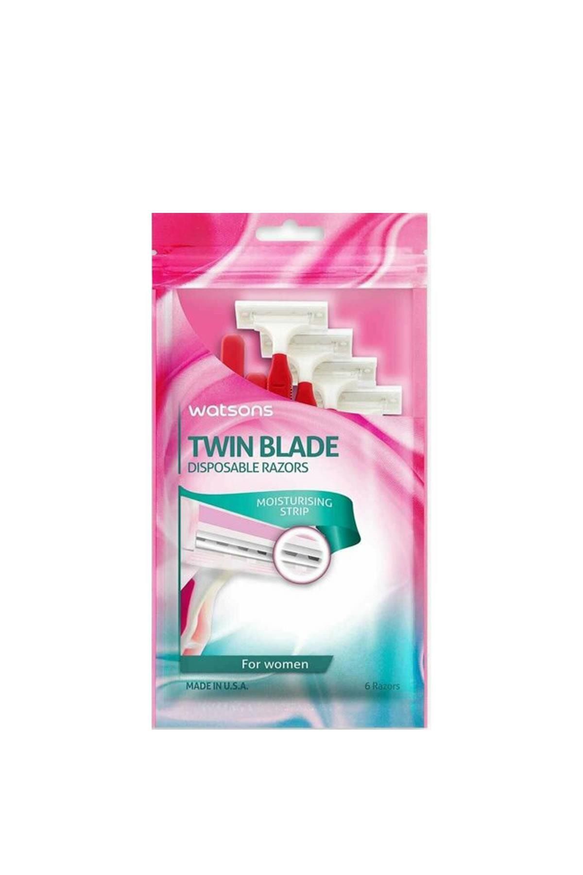 Watsons Ladies Twin Blade Disposable Razor 6 Adet 4894532110780