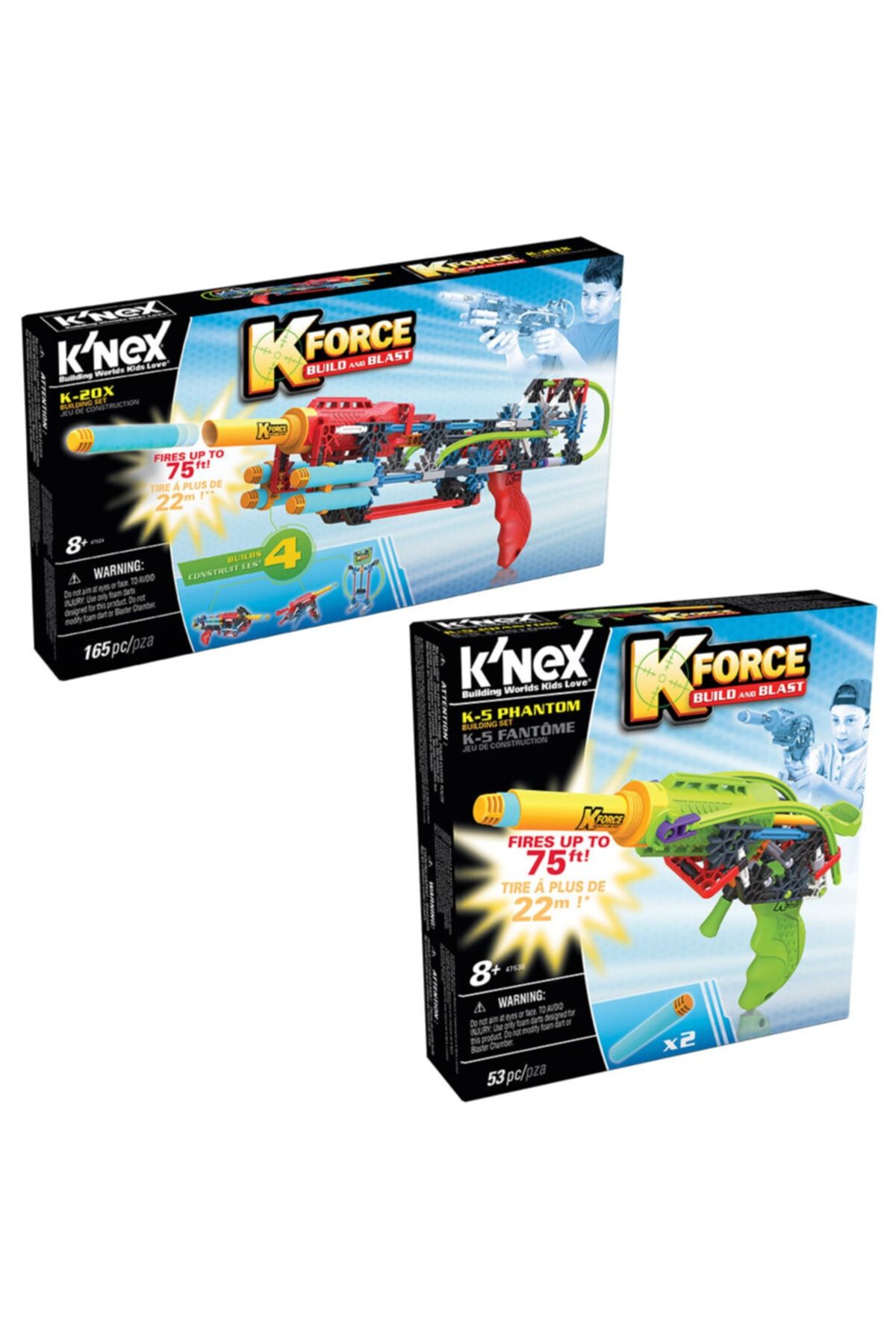 Knex K-5 Phantom Ve K-force K-20x Yapı Seti 47524