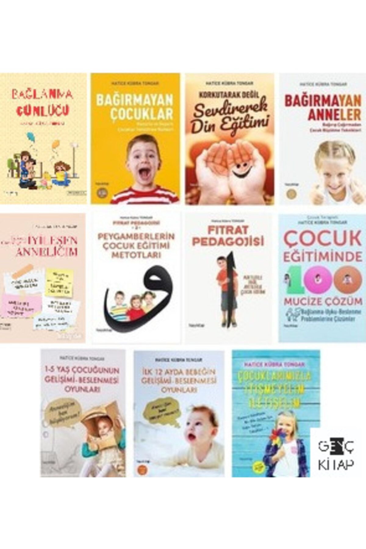 Hayykitap Hatice Kübra Tongar 11 Kitap Set Bağırmayan Anneler Çocuklar Fıtrat Pedagojisi Iyileşen Anneliğim