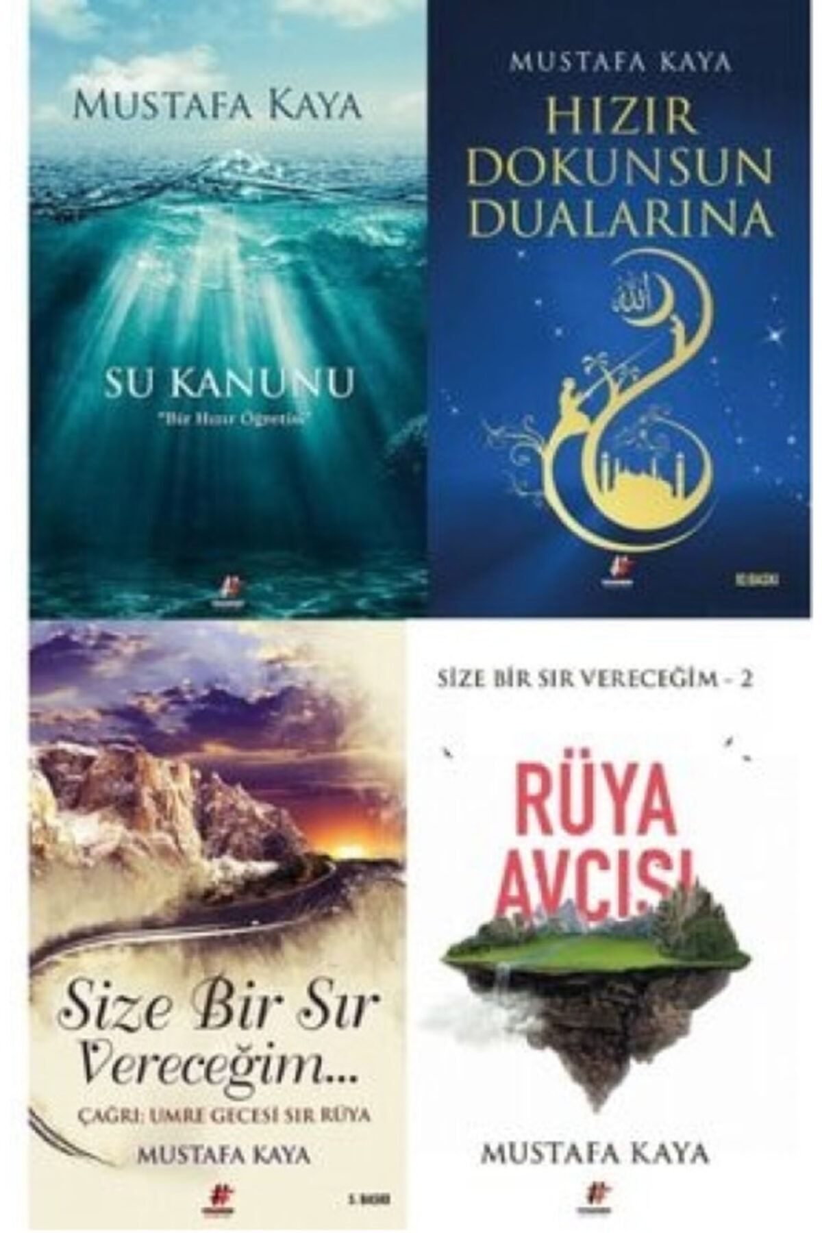 Fenomen Kitap Fenomen Kitap Mustafa Kaya Seti 4 Kitap Hızır Dokunsun Dualarına, Size Bir Sır Vereceğim, Su Kanunu