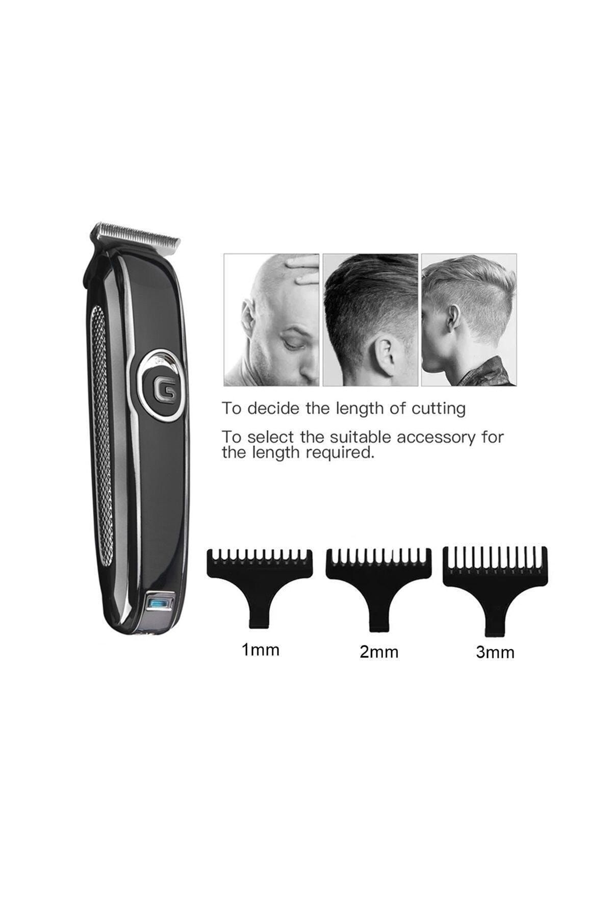 ALKILIÇ Profesyonel Şarjlı Saç Sakal Kesme Traş Tıraş Makinesi