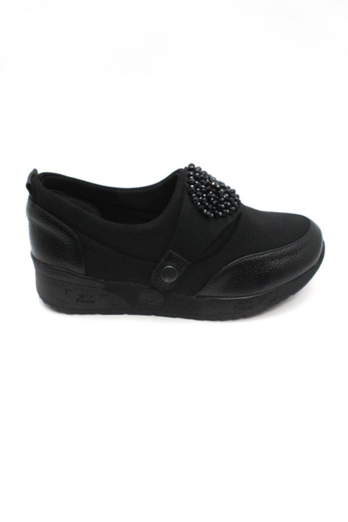 MT Kadın Siyah Spor Taşlı Ayakkabı e M&t 9601