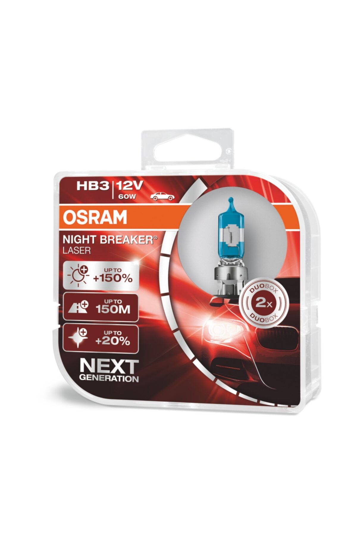 Osram Night Breaker Laser Hb3 Ampul Takımı %150 Daha Fazla Işık