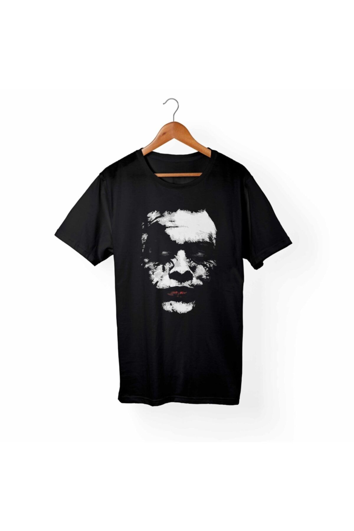 Alfa Tshirt Unisex Siyah Joker Baskılı Büyük Beden T-Shirt