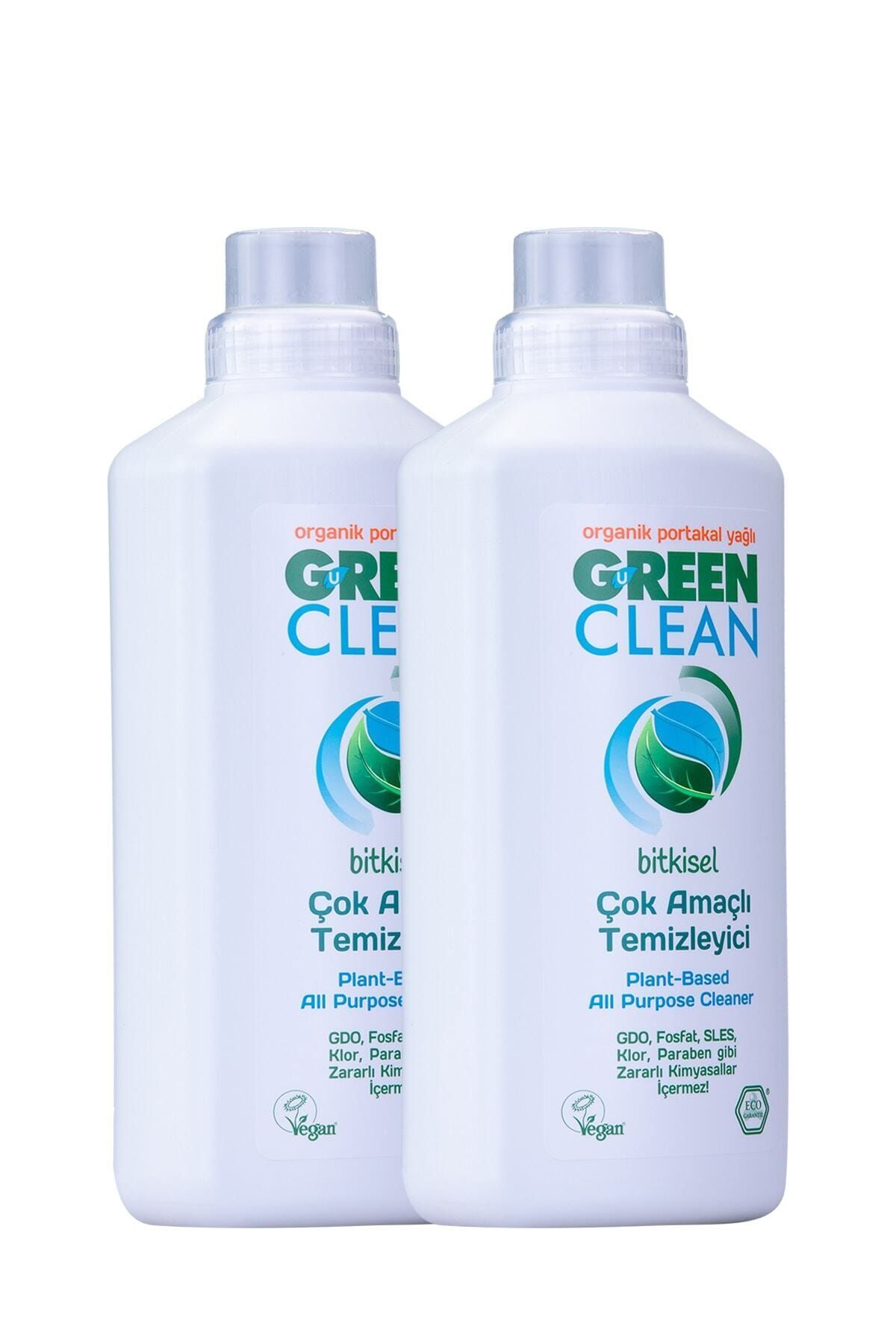 Green Clean Çok Amaçlı Yüzey Temizleyici 1000ml 2' Li Set