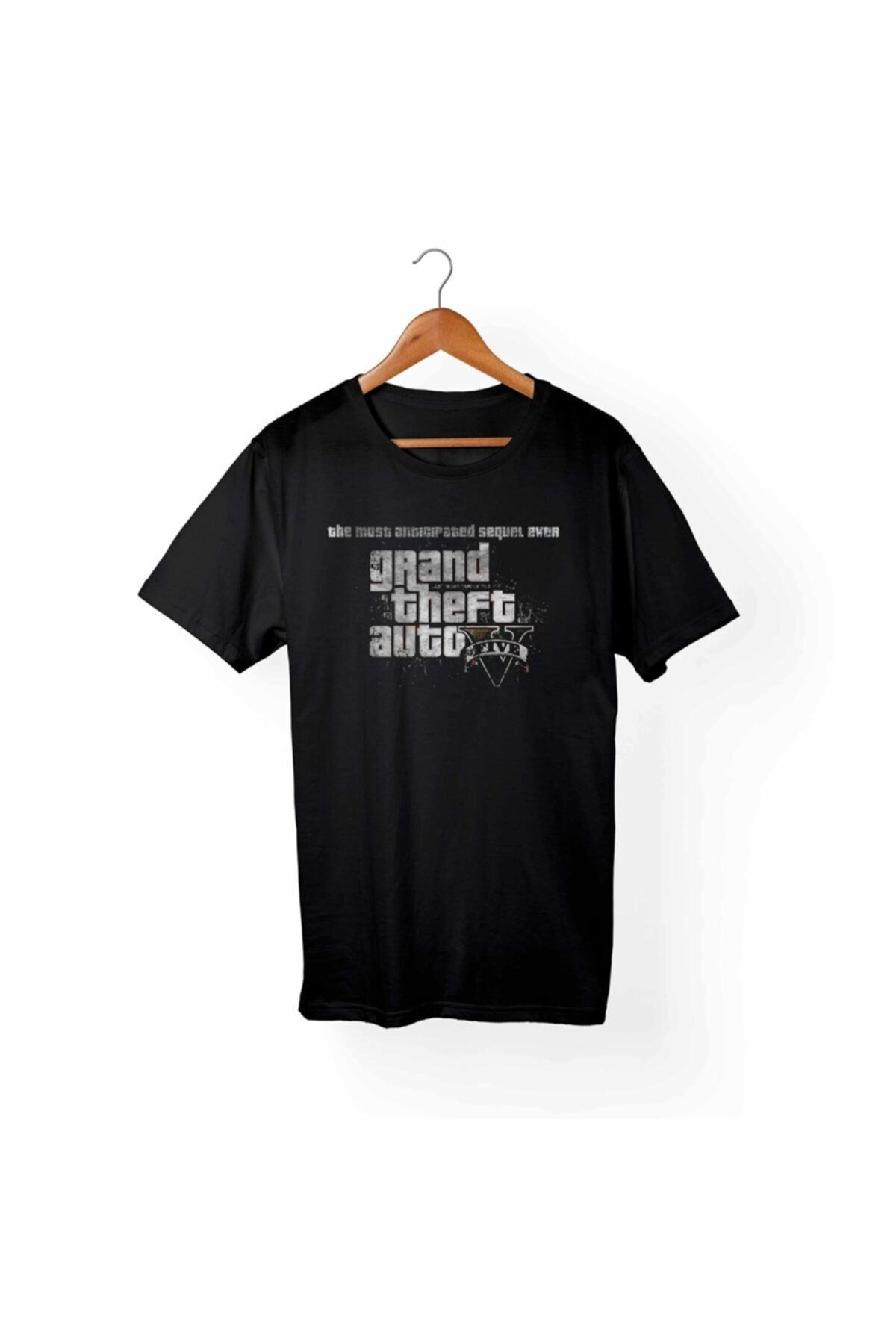 Alfa Tshirt Unisex Siyah Pamuklu Büyük Beden T-Shirt
