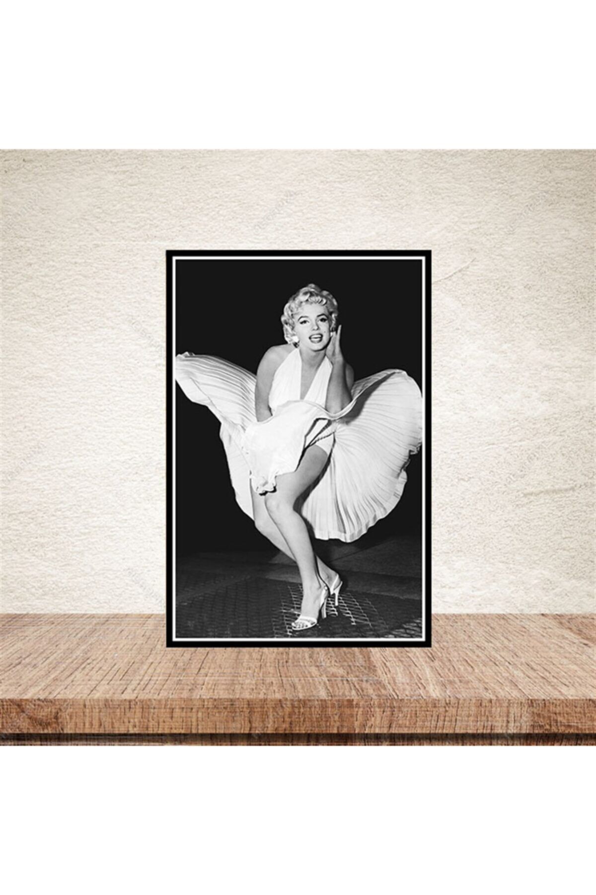 TAKIFİX Marilyn Monroe 20-30 cm Retro Ahşap Poster