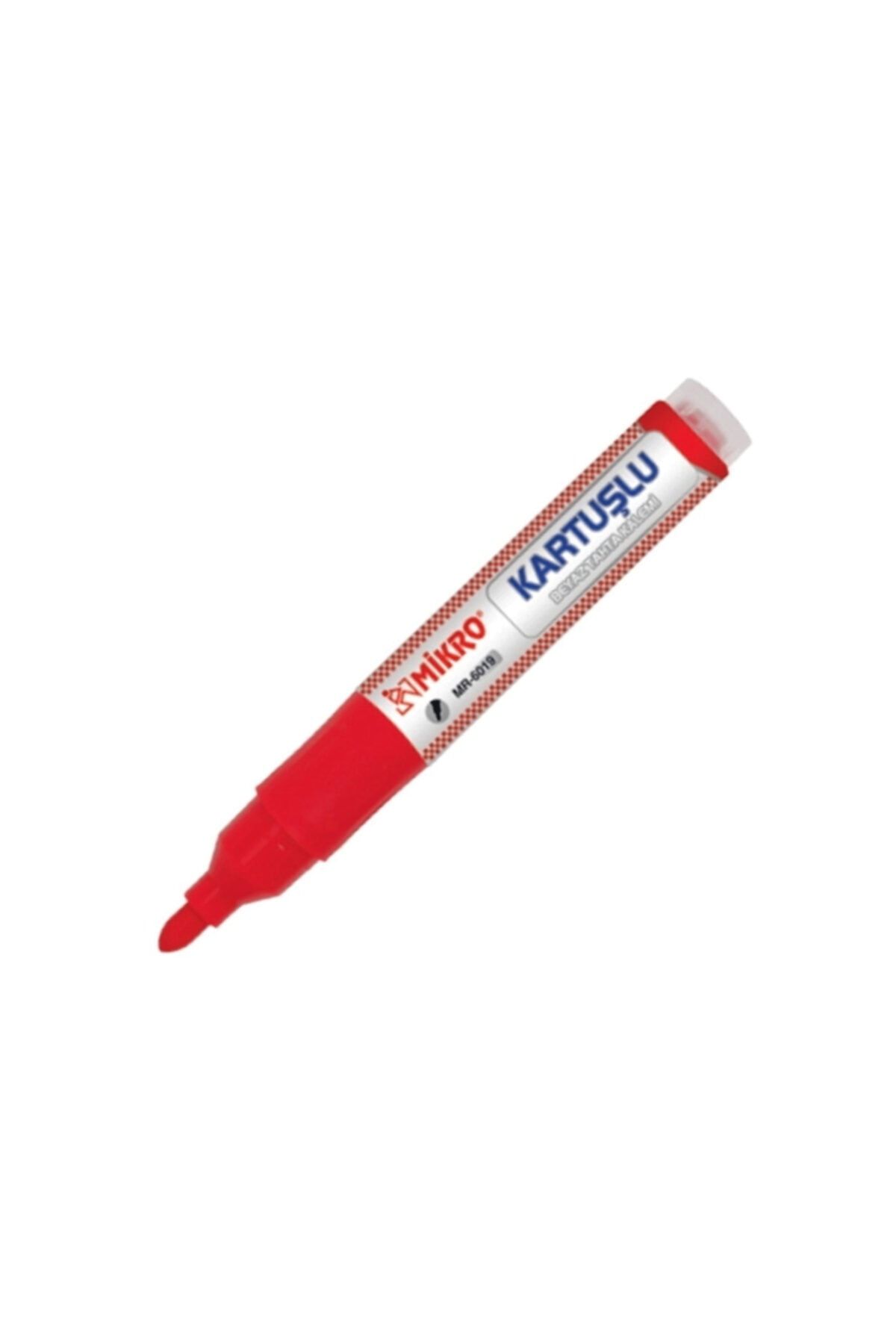Mikro Mr 6019 Kartuşlu Kırmızı Beyaz Tahta Kalemi