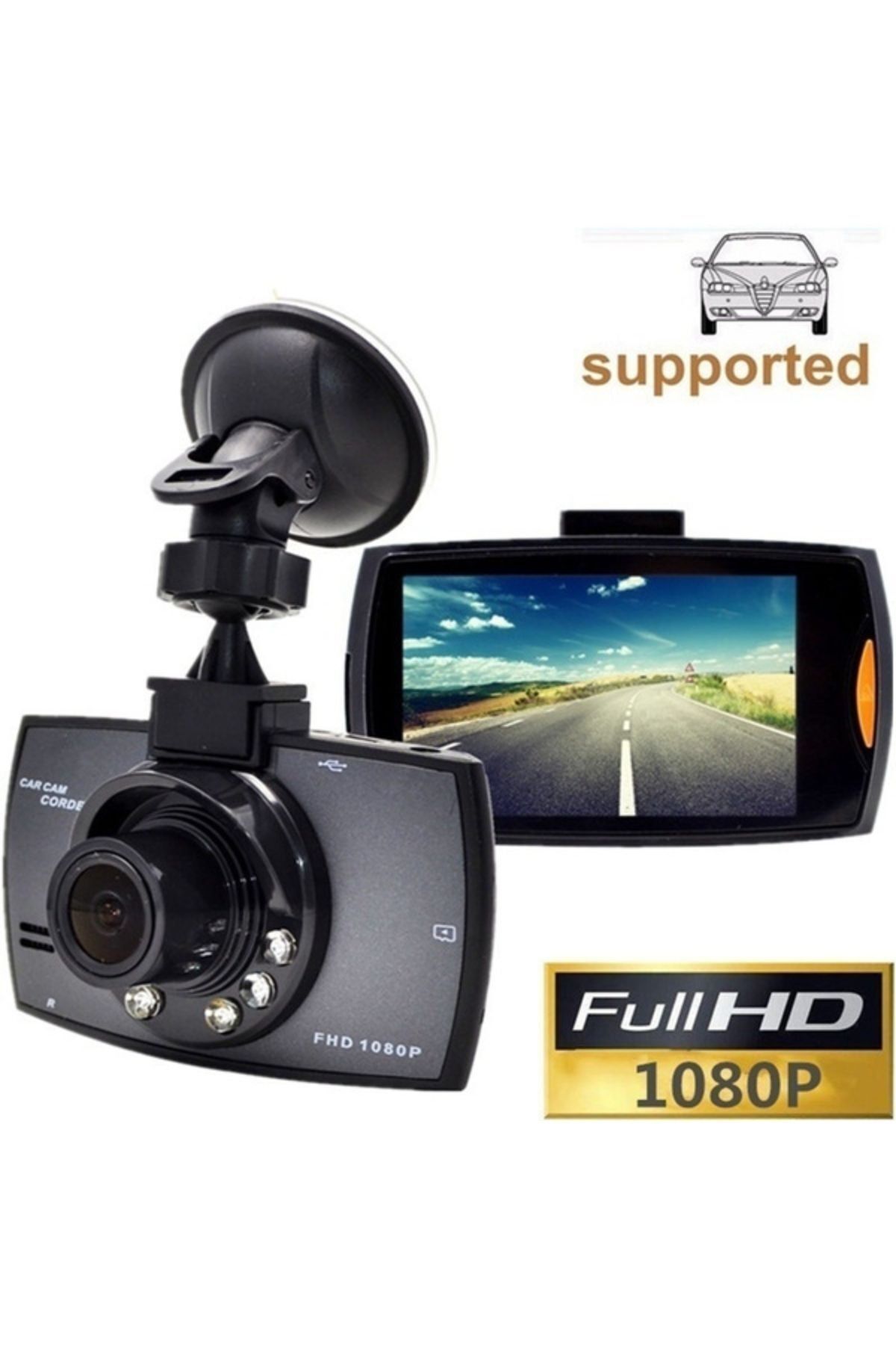 BLUE İNTER Araç Içi 1080p Kamera Advanced Portable Car Camcorder