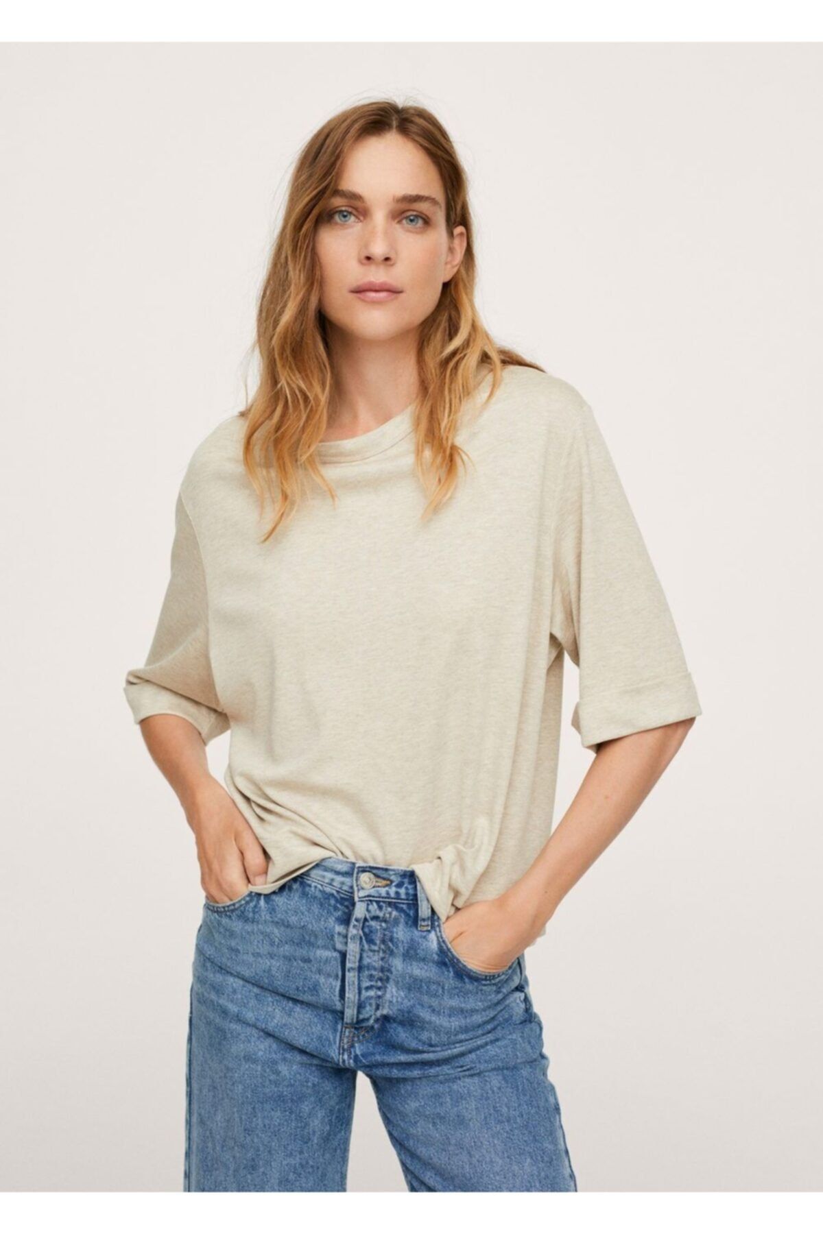 MANGO Basic Oversize Tişört