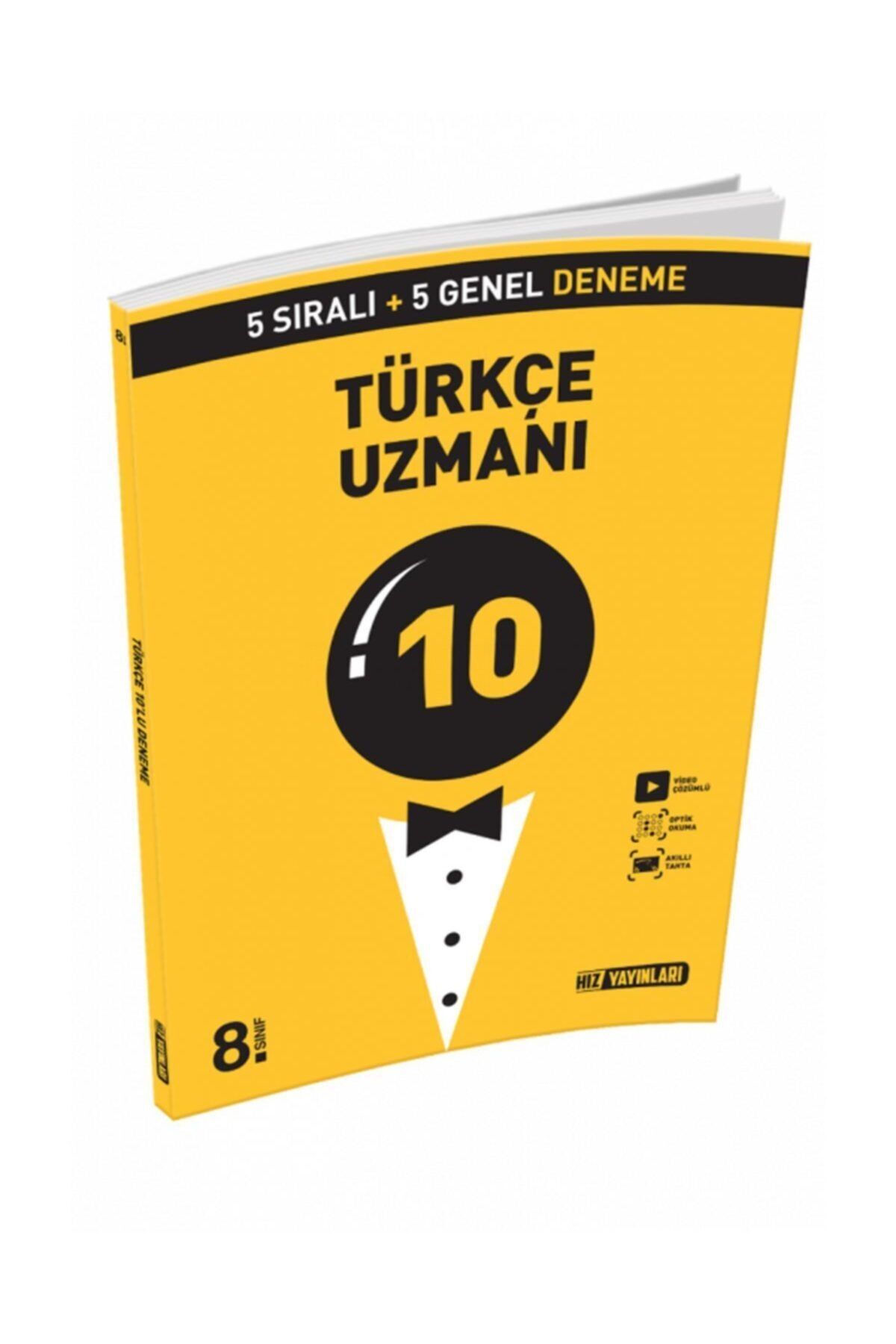Hız Yayınları 8. Sınıf Lgs Türkçe Uzman 10 Lu Deneme Yni