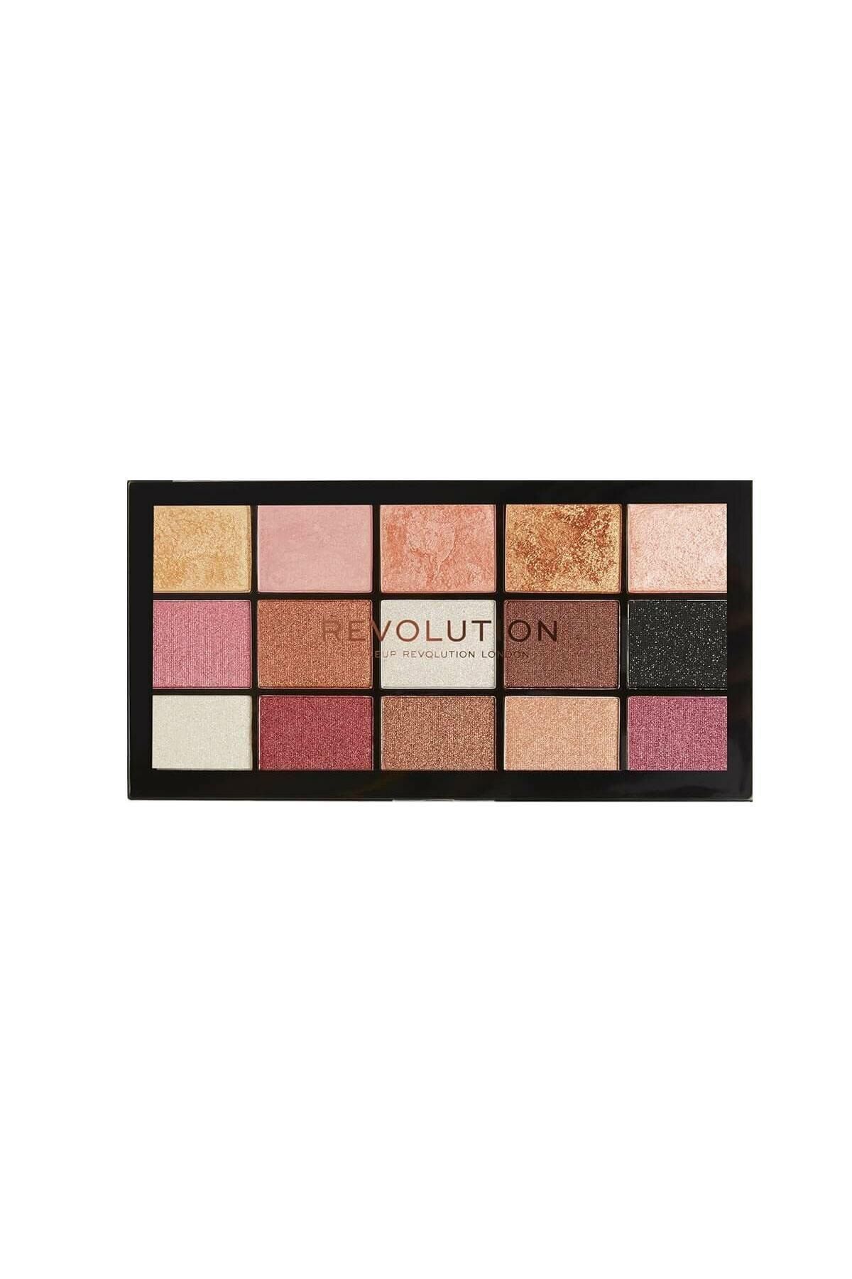 Revolution Palette Affection Sıcak Ve Işıltılı Ton 15'li Far Paleti