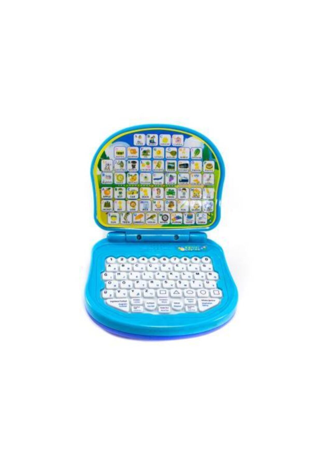 Erzi Oyuncak Mini Laptop Melek Laptop Türkçe Ingilizce Eğitici Mavi