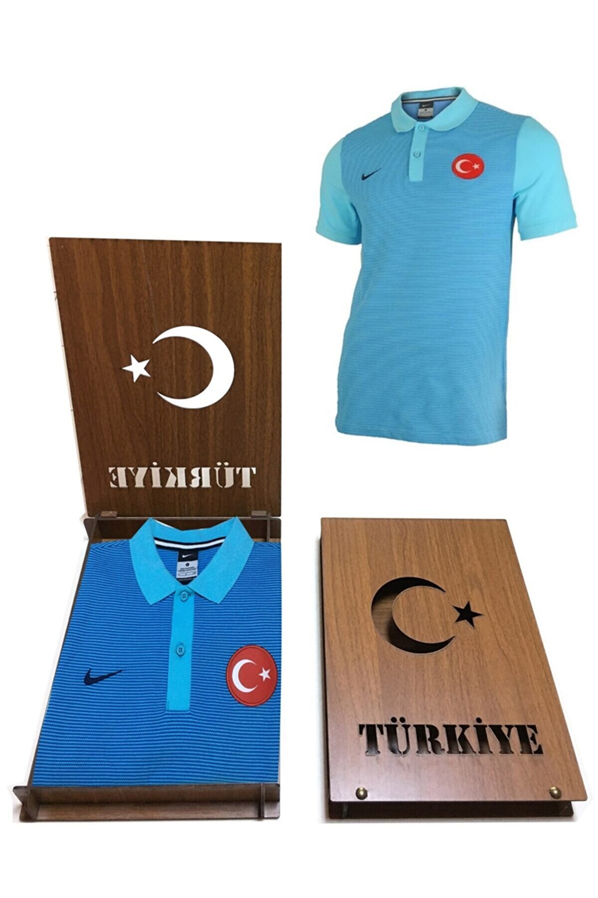 Nike Milli Takım Forma- Türkiye Polo Yaka Ahşap Kutulu Orjinal
