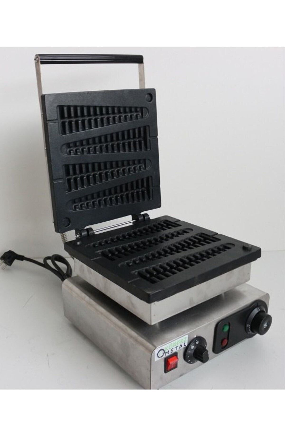 CEMKO Çubukta Waffle Makinesi 4 Lü Model Teflon Ve Süre Ayarlanabilir Sanayi Tipi