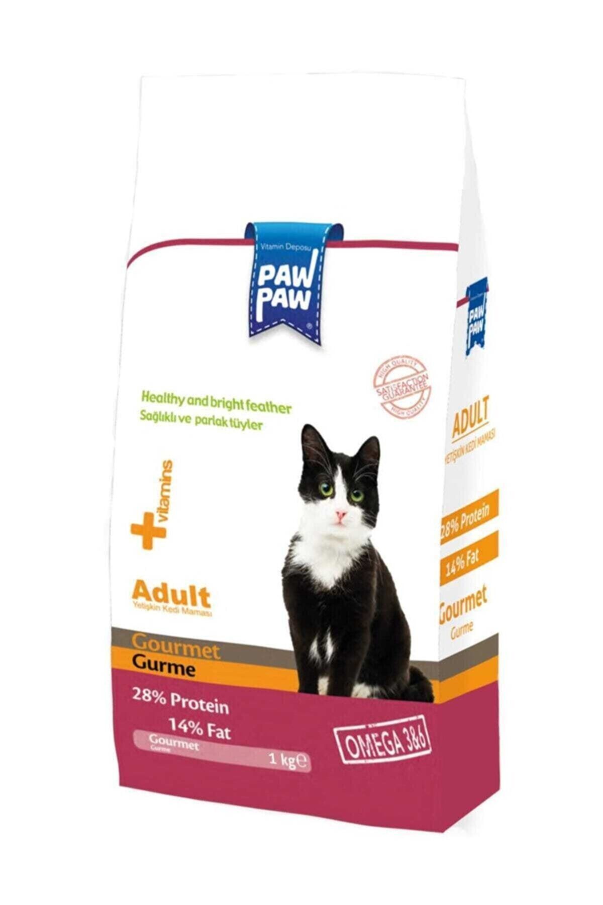 Paw Paw Gurme Renkli Kedi Maması 1 kg