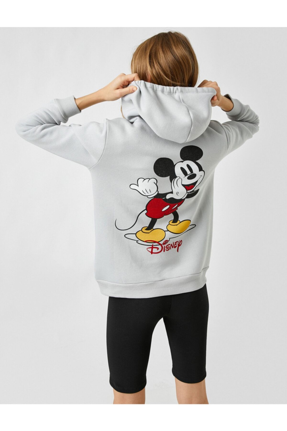 Koton Disney Lisanslı Kapüşonlu Cepli Baskılı Sweatshirt