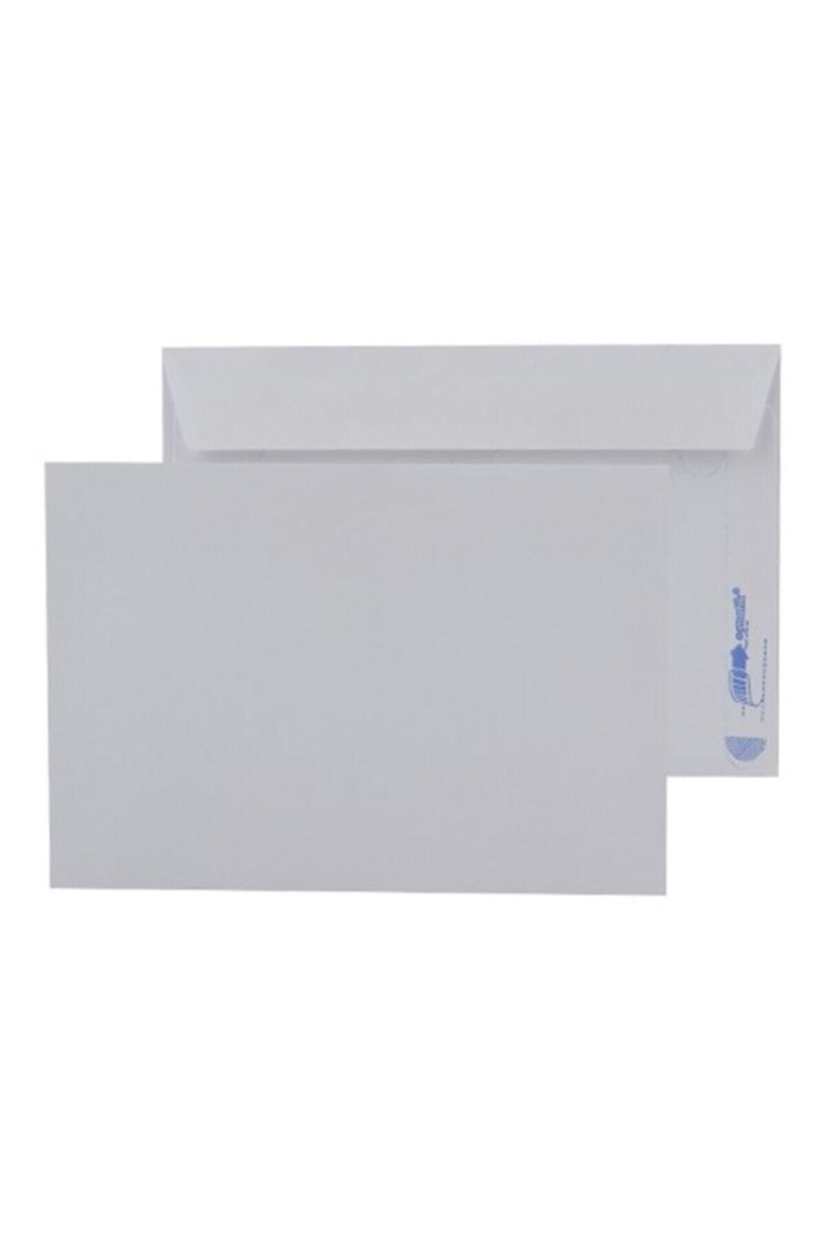 ASİL DOĞAN Mektup Zarfı - Para Zarfı - Takı Zarfı 11,4x16,2cm-100 Adet Beyaz (silikonlu) 90gr Kağıt