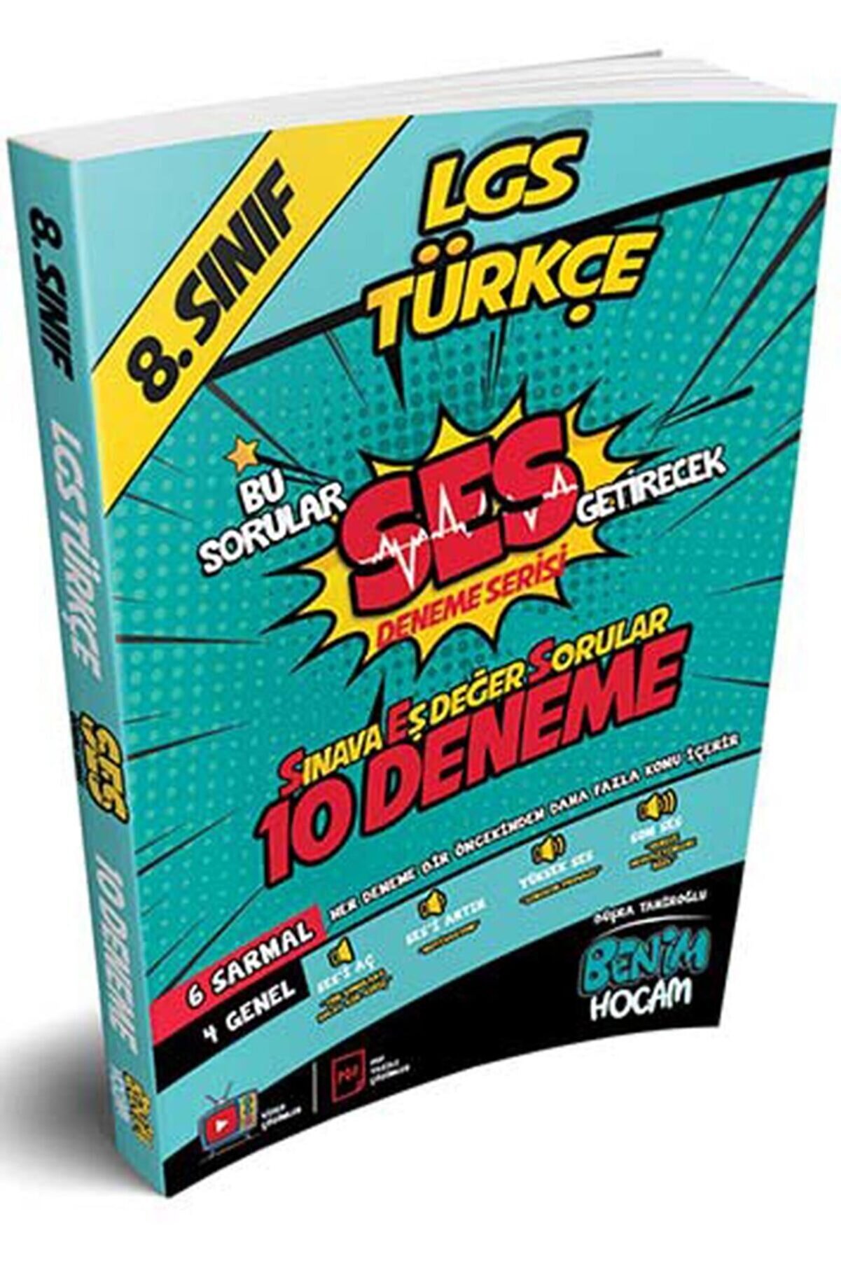 Benim Hocam Yayınları Lgs 8.sınıf Ses Getirecek Türkçe 10 Deneme