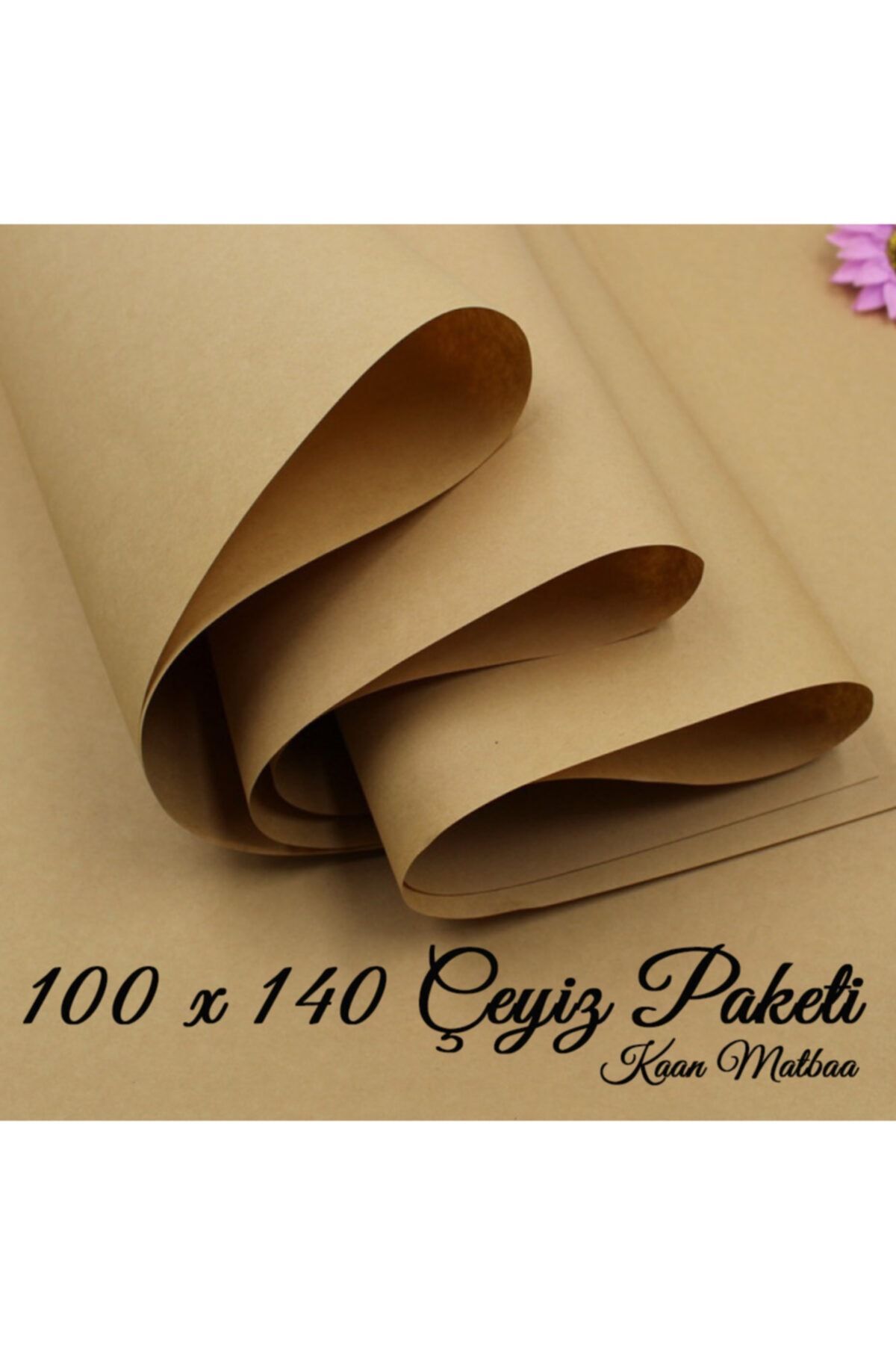 Kraft Kağıt 100x140 Ambalaj Ve Çeyiz Paketleme Kağıdı 10 Adet