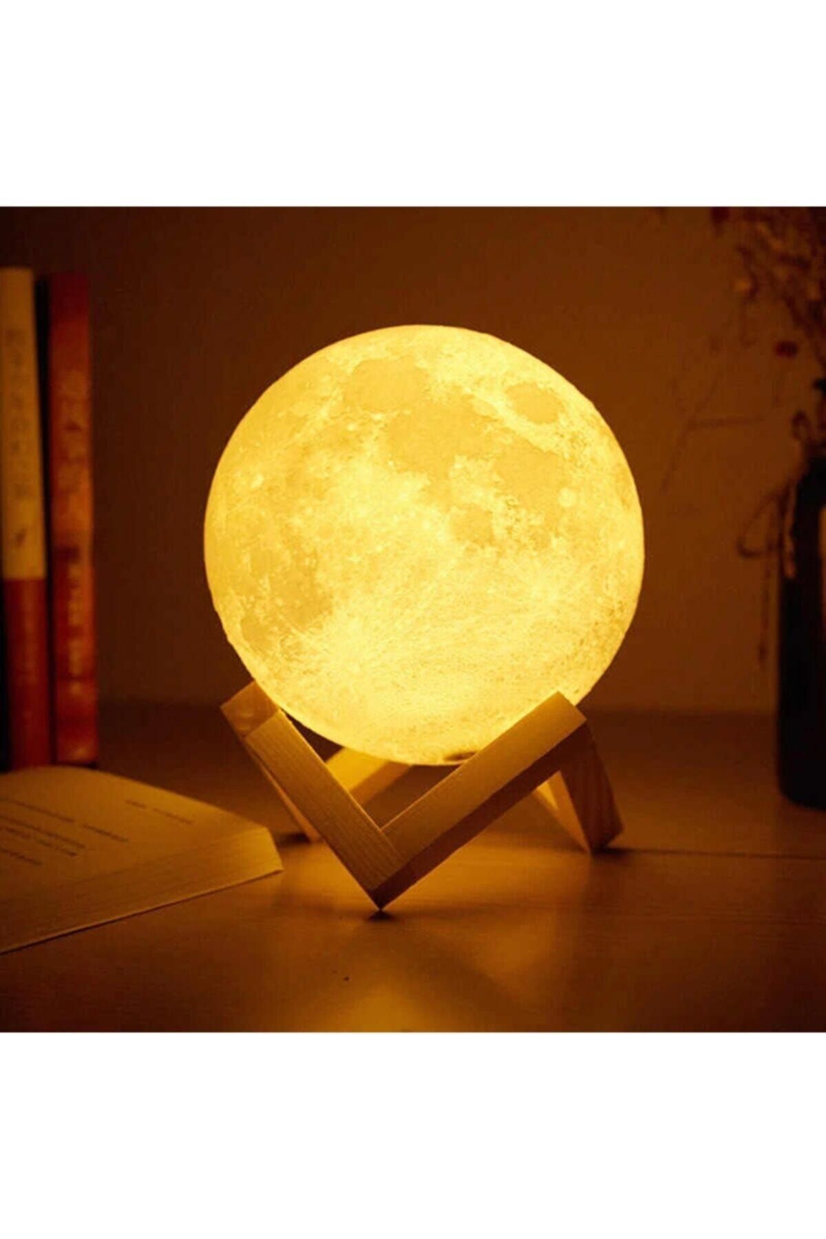 SNR Standlı Ay Lamba Gece Lambası 12cm