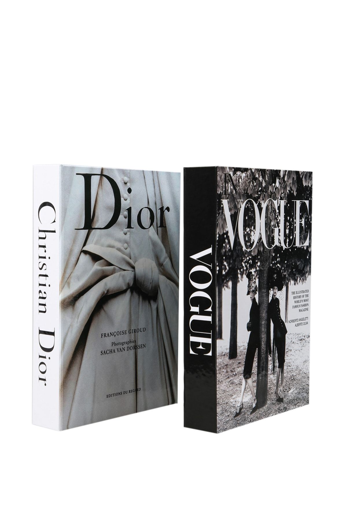 irayhomedecor 2'li Vogue/Gelinlik Dekoratif Kitap Kutu
