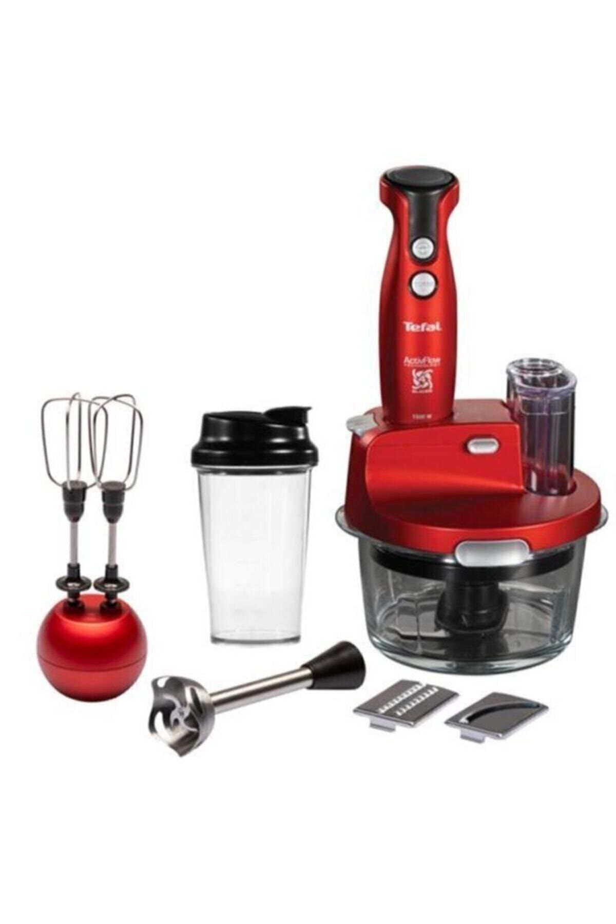 TEFAL Activflow Pro Extreme Kırmızı 1500W Cam Blender Seti