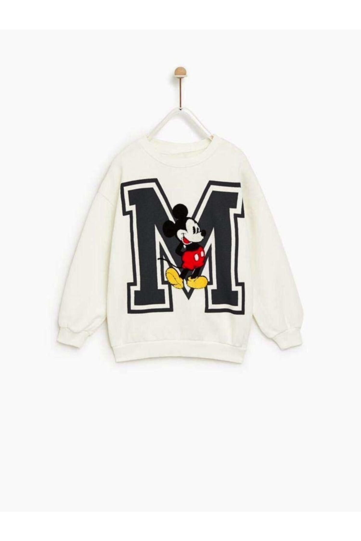 magu Beyaz Mickey Mouse Sweatshirt