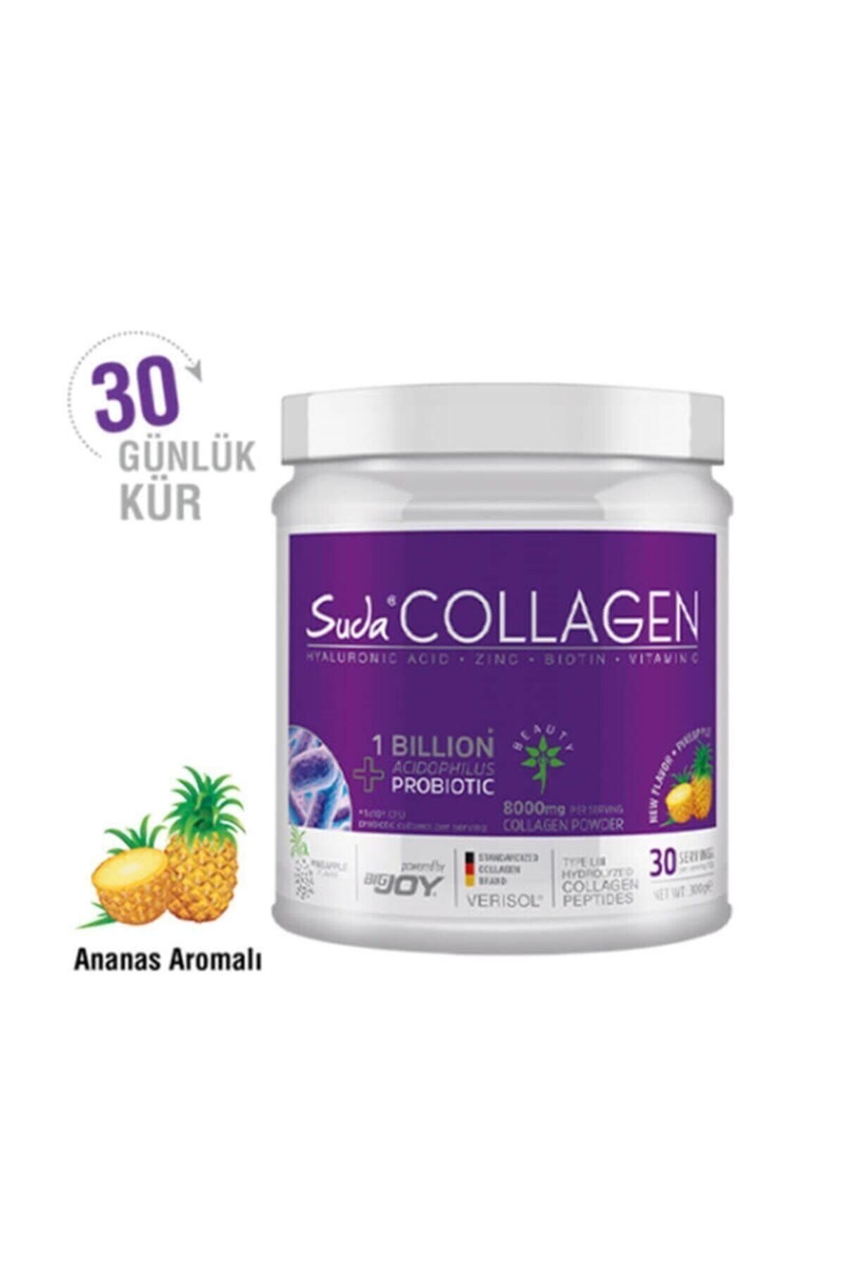Suda Collagen + Probiyotik Ananas Aromalı Takviye Edici Gıda 300 G