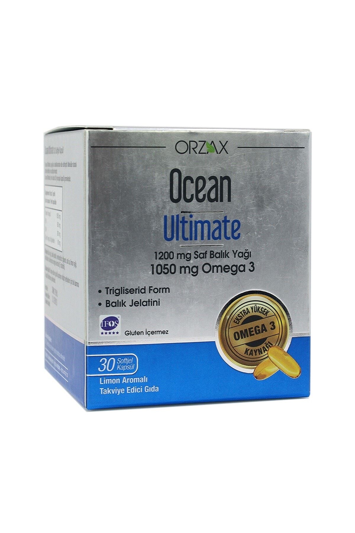 Ocean Ultimate 1200 Mg Balık Yağı 30 Kapsül