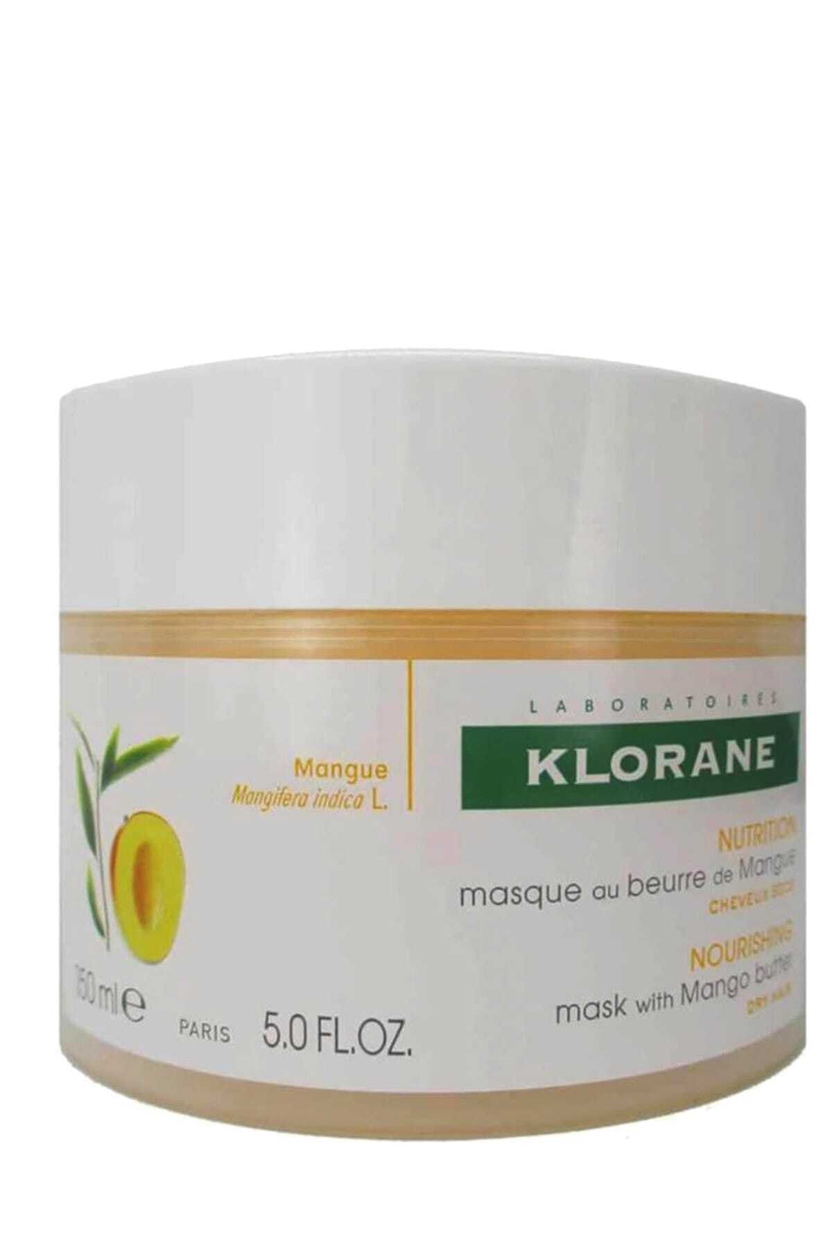 Klorane Mango Yağı Ekstreli Kuru Saçlar için Bakım Maskesi 150 ml