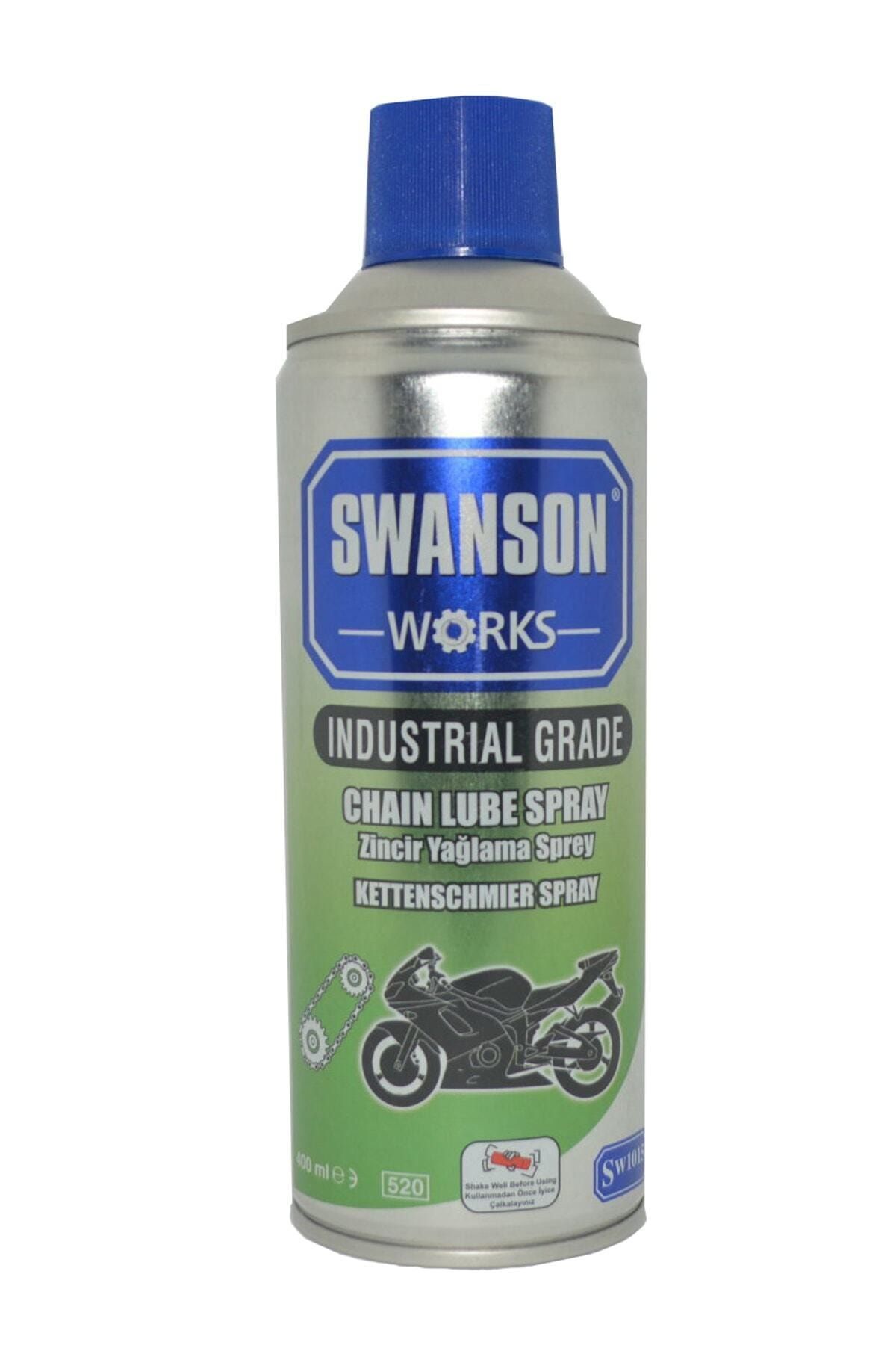 SWANSON Works Motosiklet-bisiklet Zincir Yağlama Spreyi 400 Ml