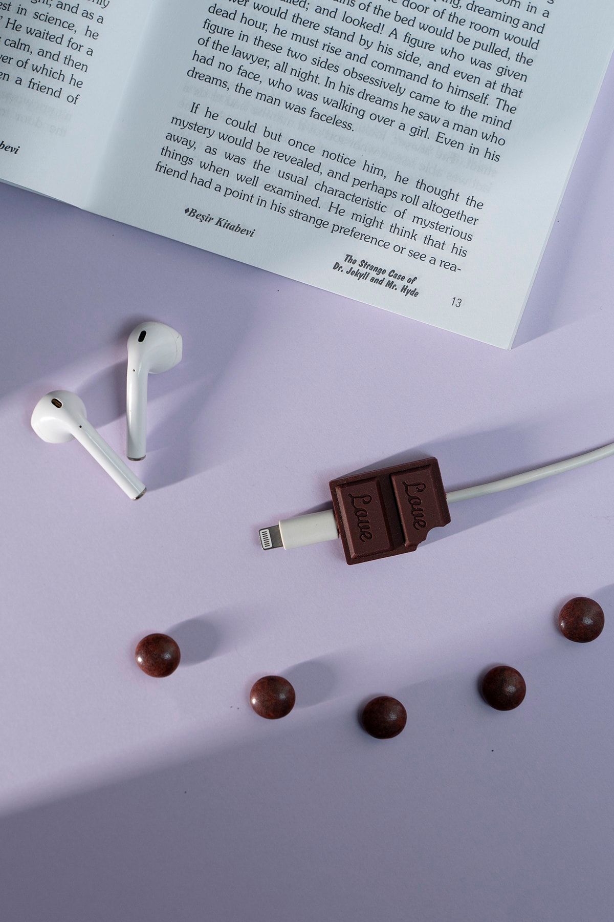 Genel Markalar Silikonlu Çikolata Kablo Koruyucu