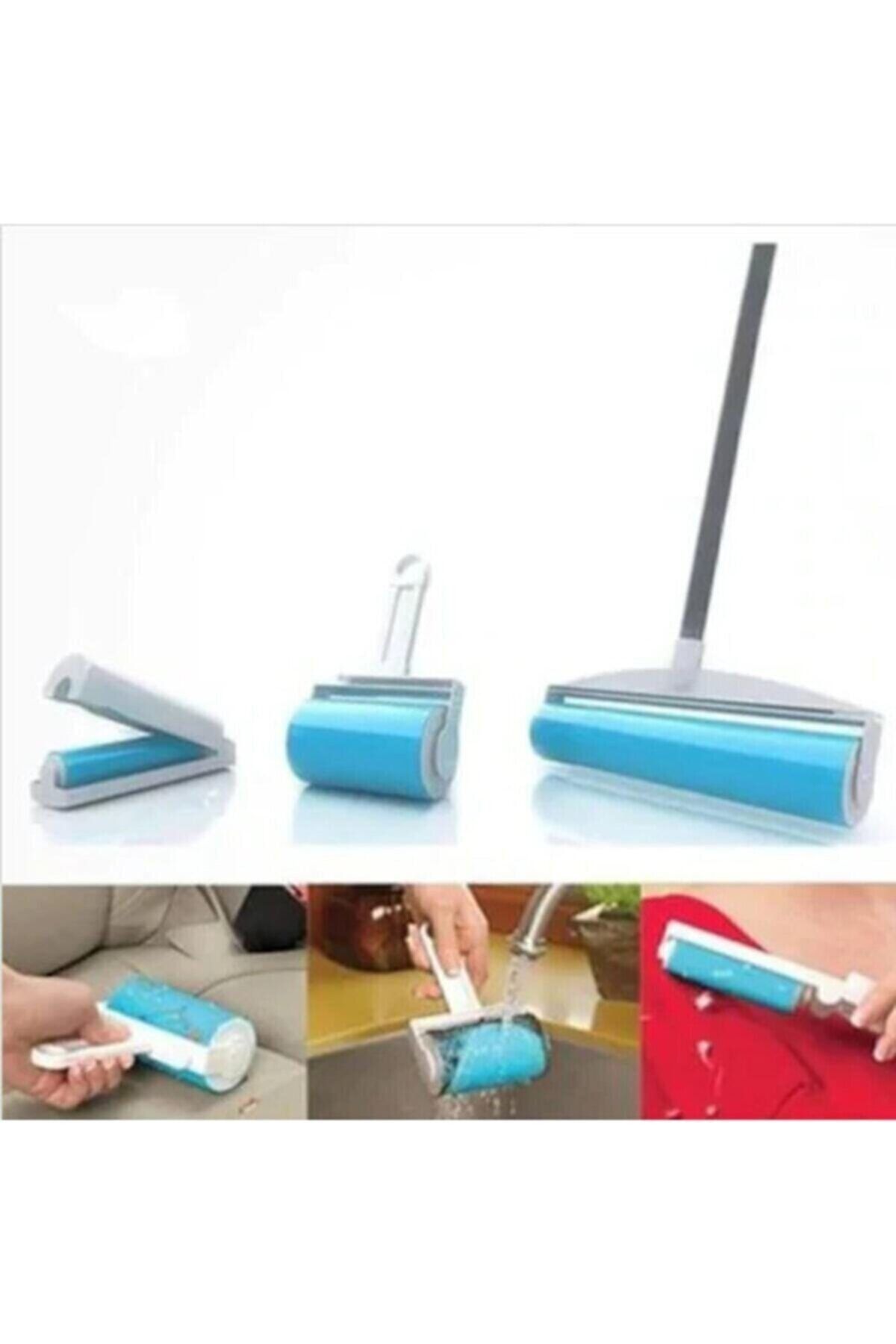 Arus Yıkanabilir Tüy Ve Toz Toplama Rulosu Sticky Lint Roller Süper Set 4 Parça - (3 ADET RULO)