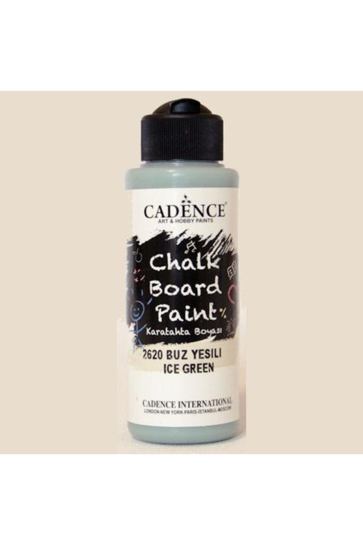 Cadence Buz Yeşili Chalkboard Paint 120ml Kara Tahta Boyası 2620