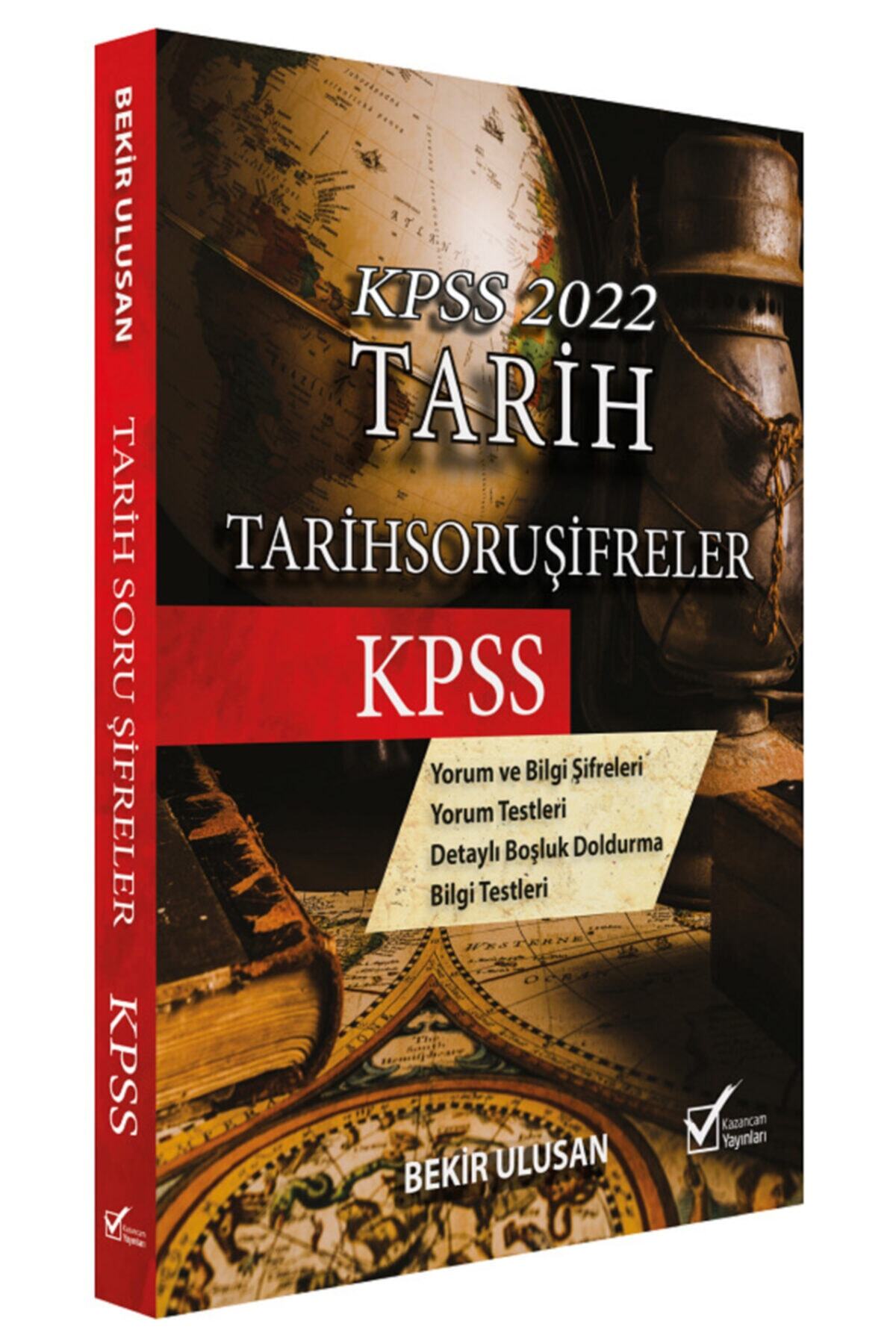 Kazancam Yayınları 2022 Tarih Soru Şifreler Bekir Ulusan 9786050310658