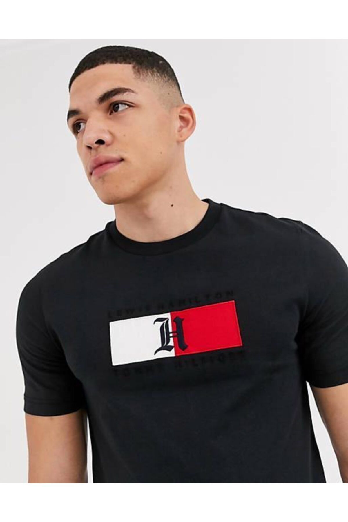 Tommy Hilfiger Erkek Lewis Hamilton Capsule T-shirt