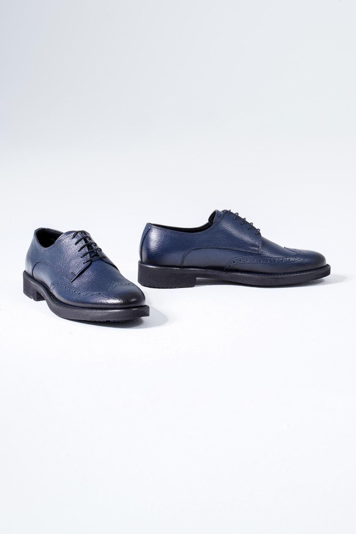 CZ London Hakiki Deri Erkek Klasik Ayakkabı Bağcıklı Oxford Ayakkabı