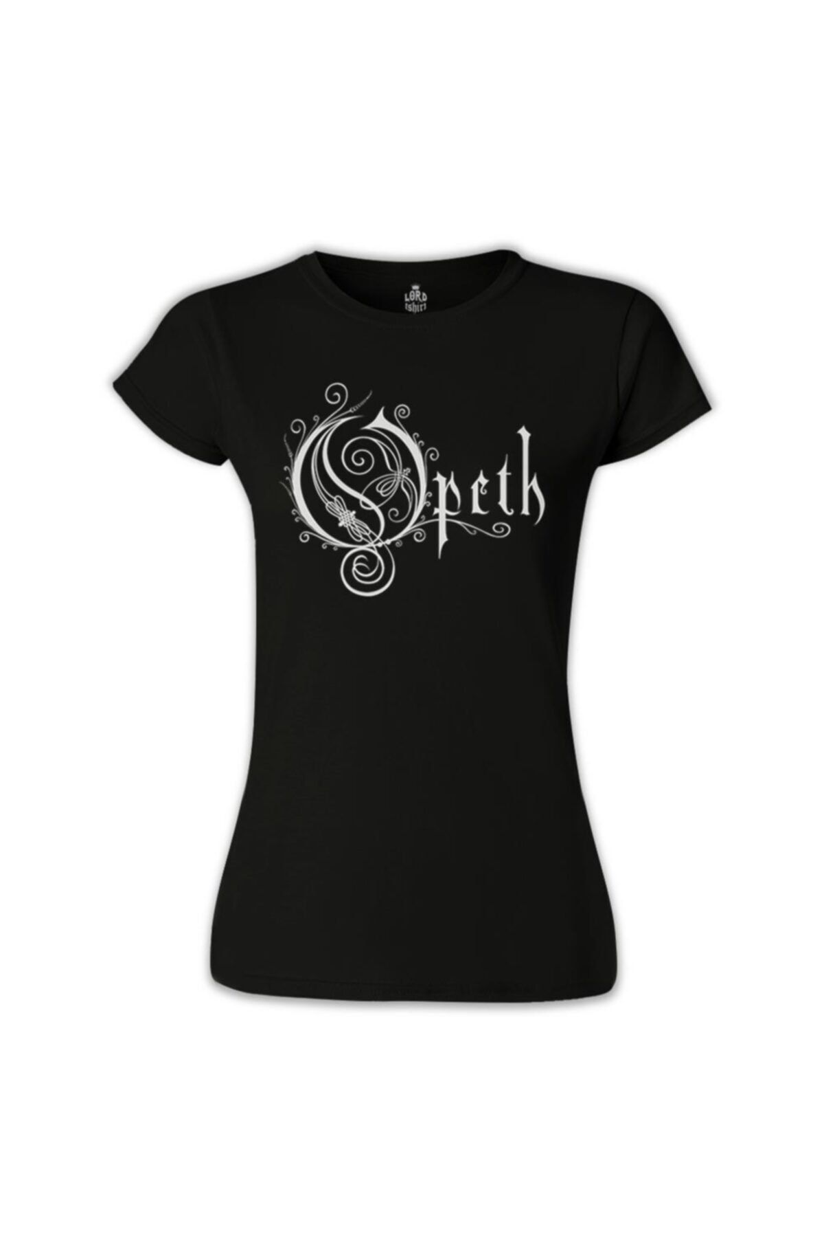 Lord T-Shirt Kadın Siyah Opeth Logo T-Shirt BS-761